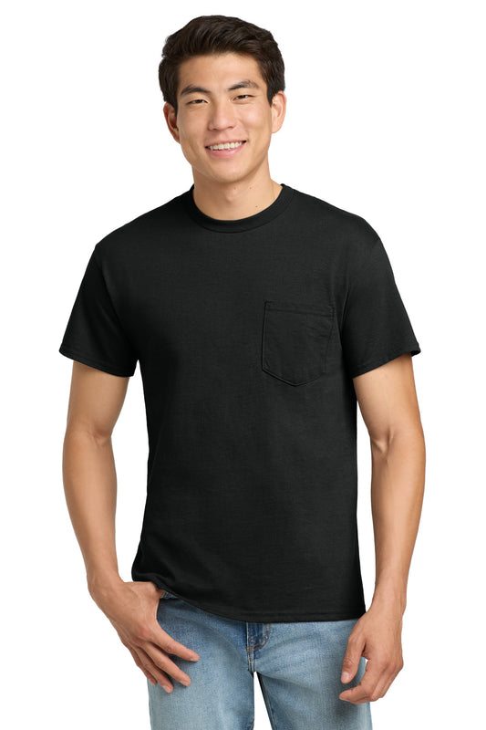 Gildan® - Ultra Cotton® 100% US Cotton T-Shirt with Pocket. 2300