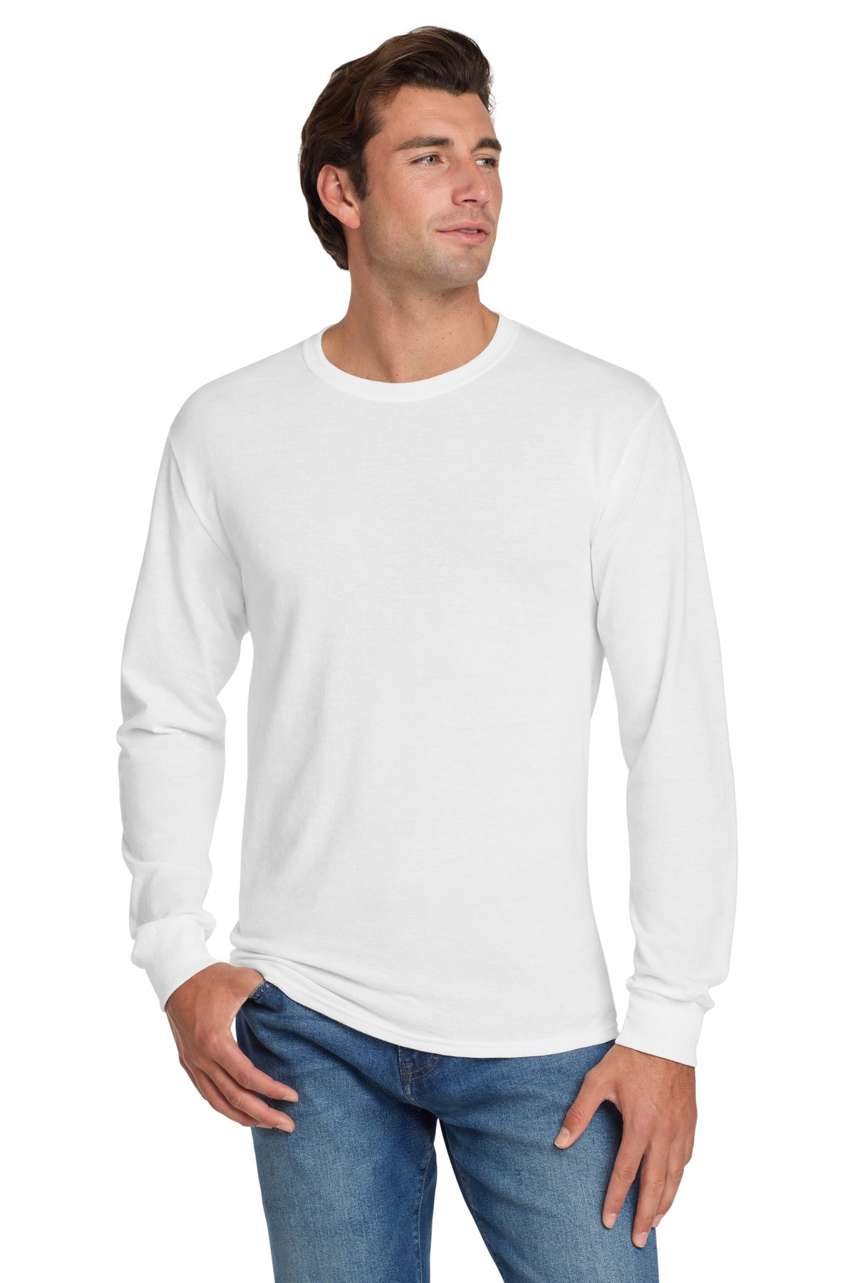 Jerzees® - Dri-Power® 50/50 Cotton/Poly Long Sleeve T-Shirt. 29LS