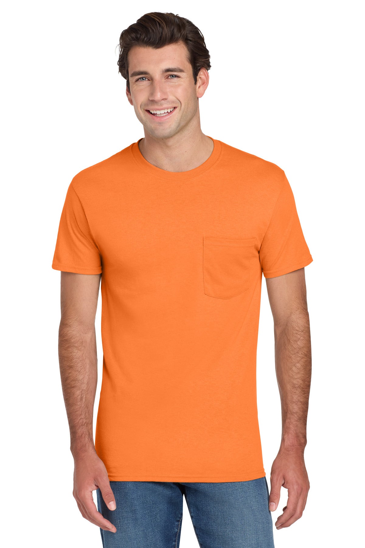 Jerzees® - Dri-Power® 50/50 Cotton/Poly Pocket T-Shirt. 29MP