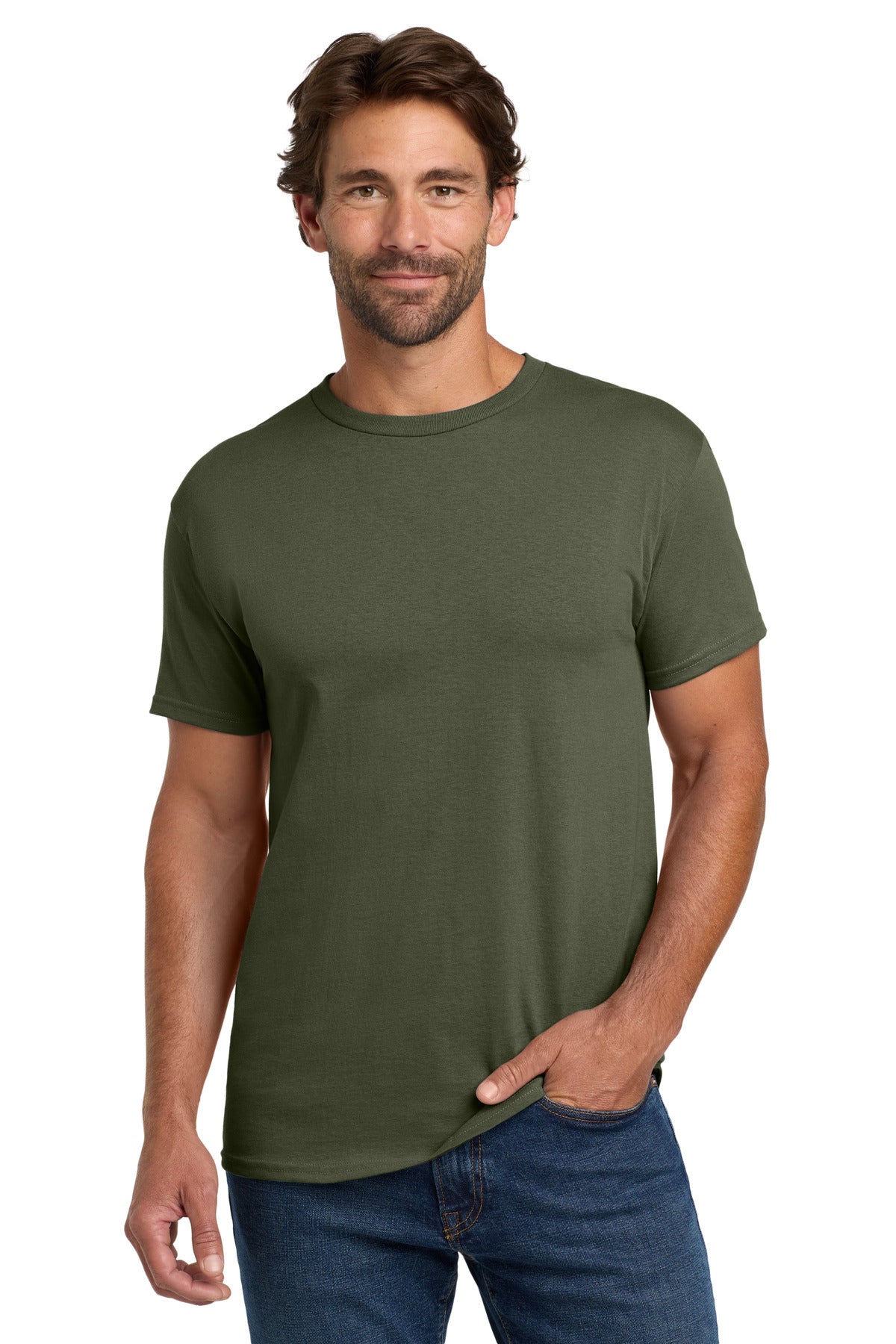 Hanes® - Essential-T 100% Cotton T-Shirt. 5280