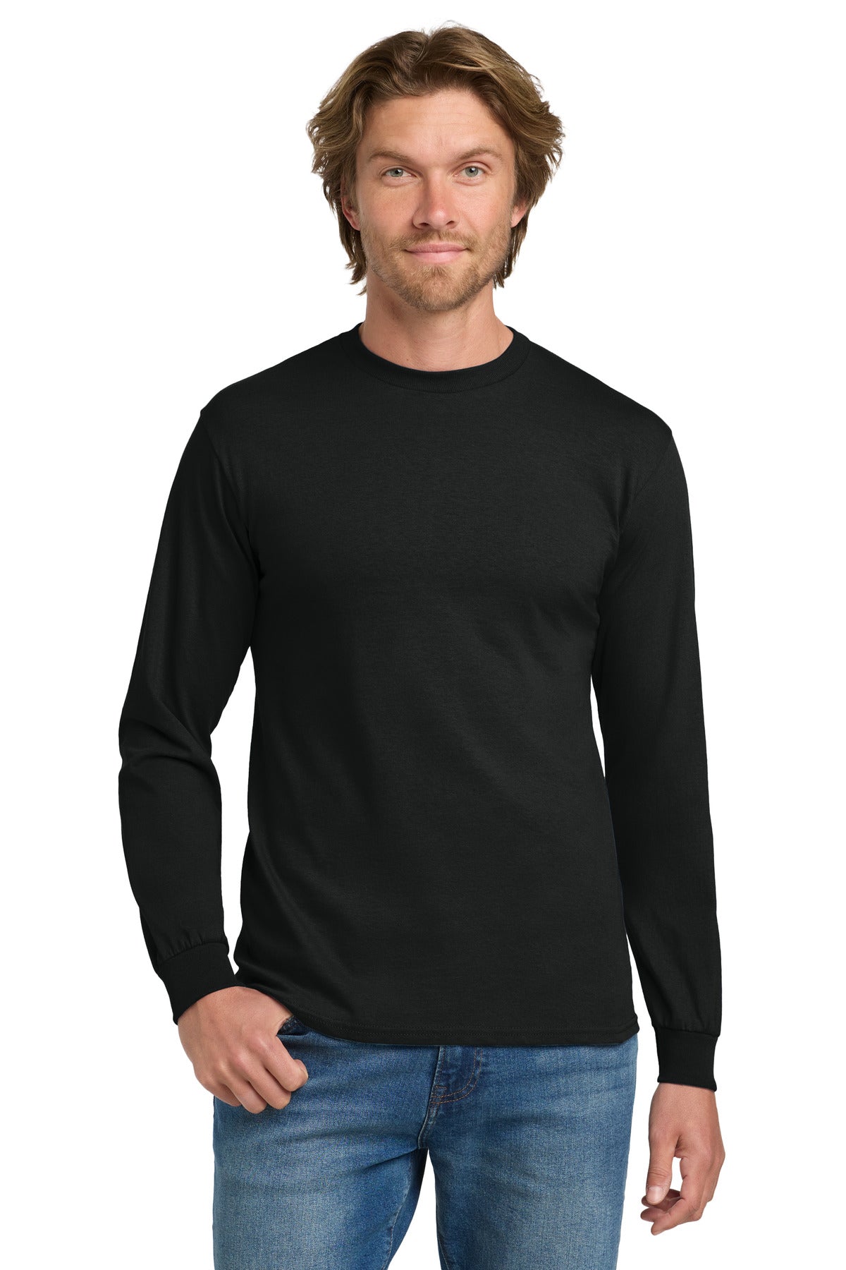Gildan® - Heavy Cotton™ 100% Cotton Long Sleeve T-Shirt. 5400