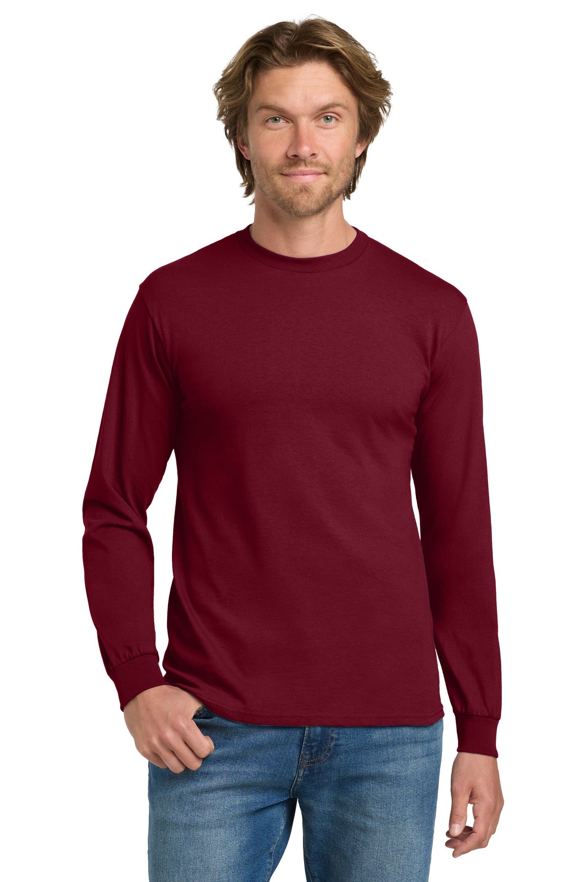 Gildan® - Heavy Cotton™ 100% Cotton Long Sleeve T-Shirt. 5400