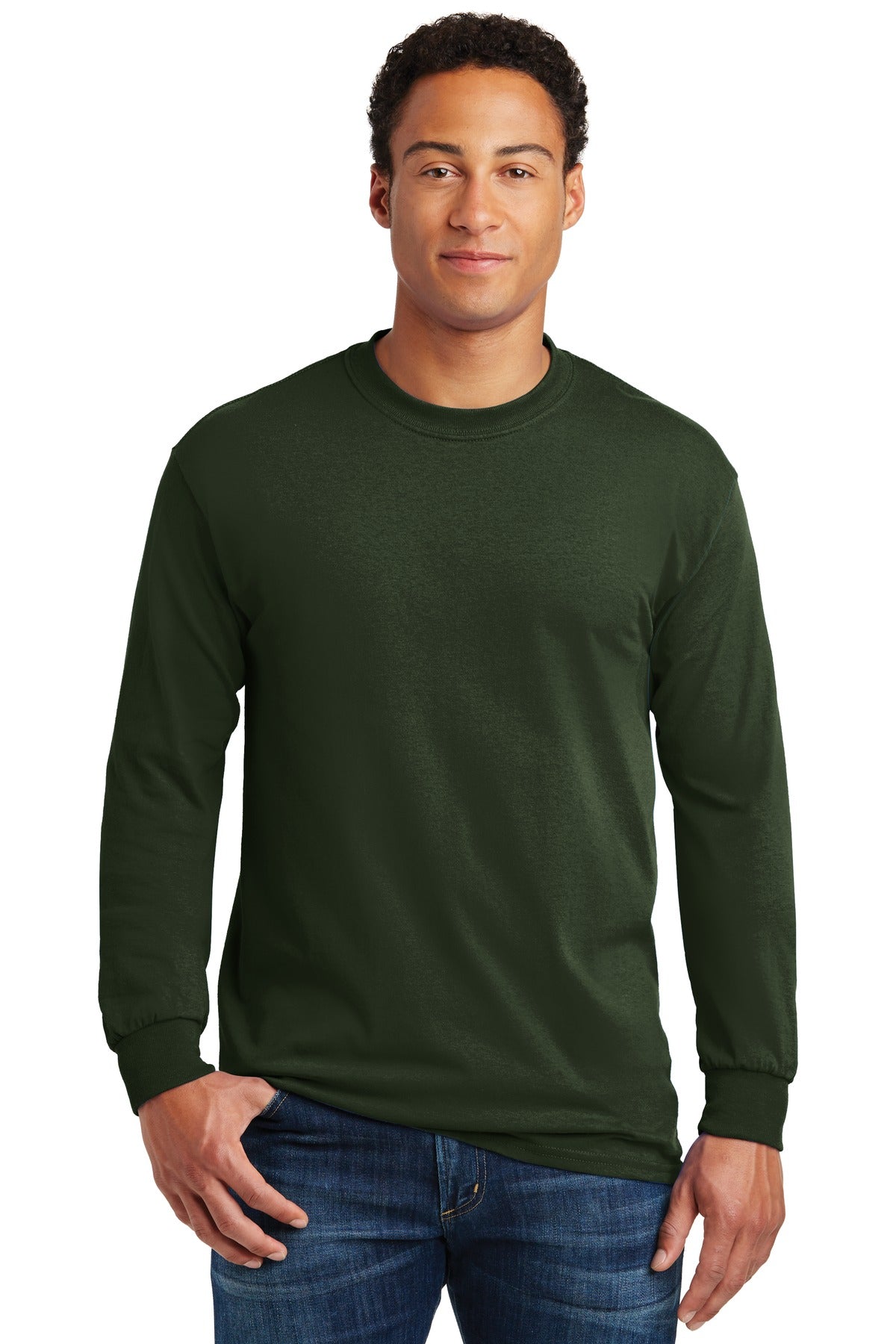 Gildan® - Heavy Cotton™ 100% Cotton Long Sleeve T-Shirt. 5400