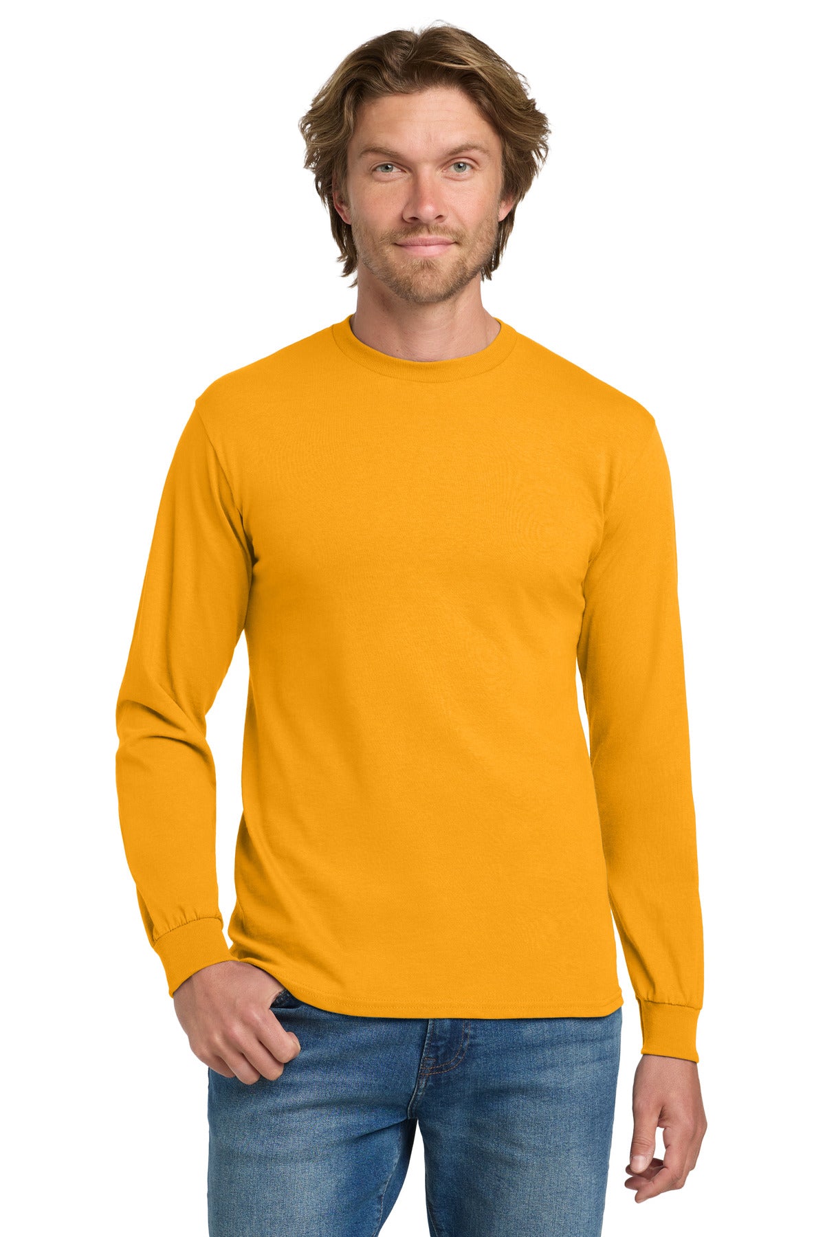 Gildan® - Heavy Cotton™ 100% Cotton Long Sleeve T-Shirt. 5400