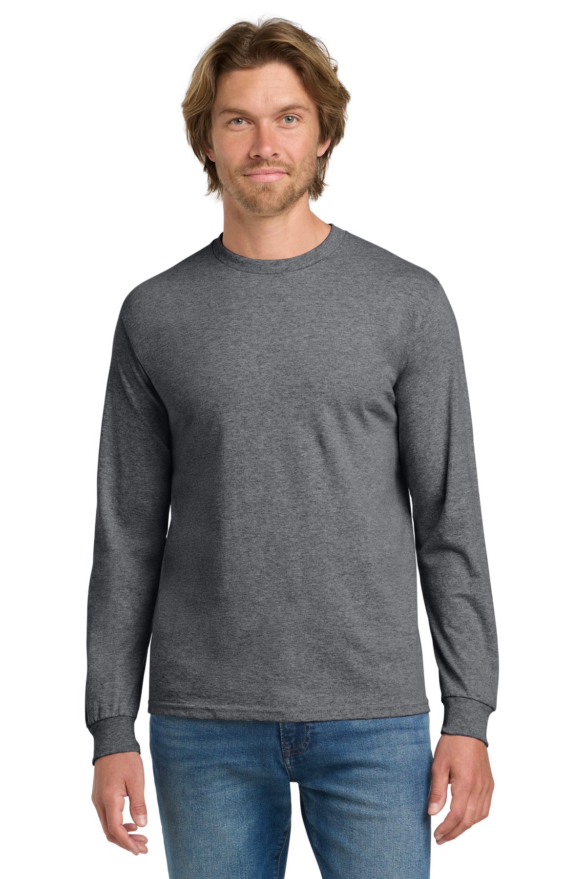 Gildan® - Heavy Cotton™ 100% Cotton Long Sleeve T-Shirt. 5400