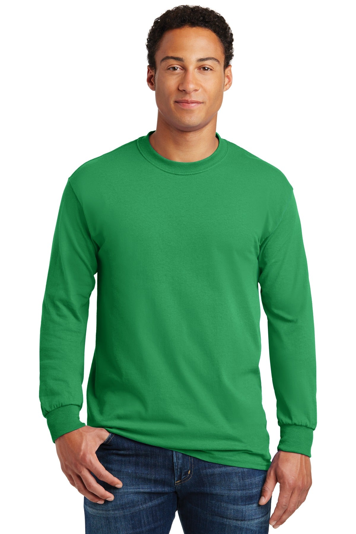 Gildan® - Heavy Cotton™ 100% Cotton Long Sleeve T-Shirt. 5400