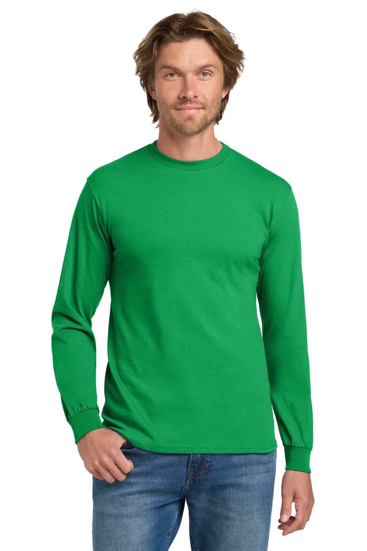 Gildan® - Heavy Cotton™ 100% Cotton Long Sleeve T-Shirt. 5400