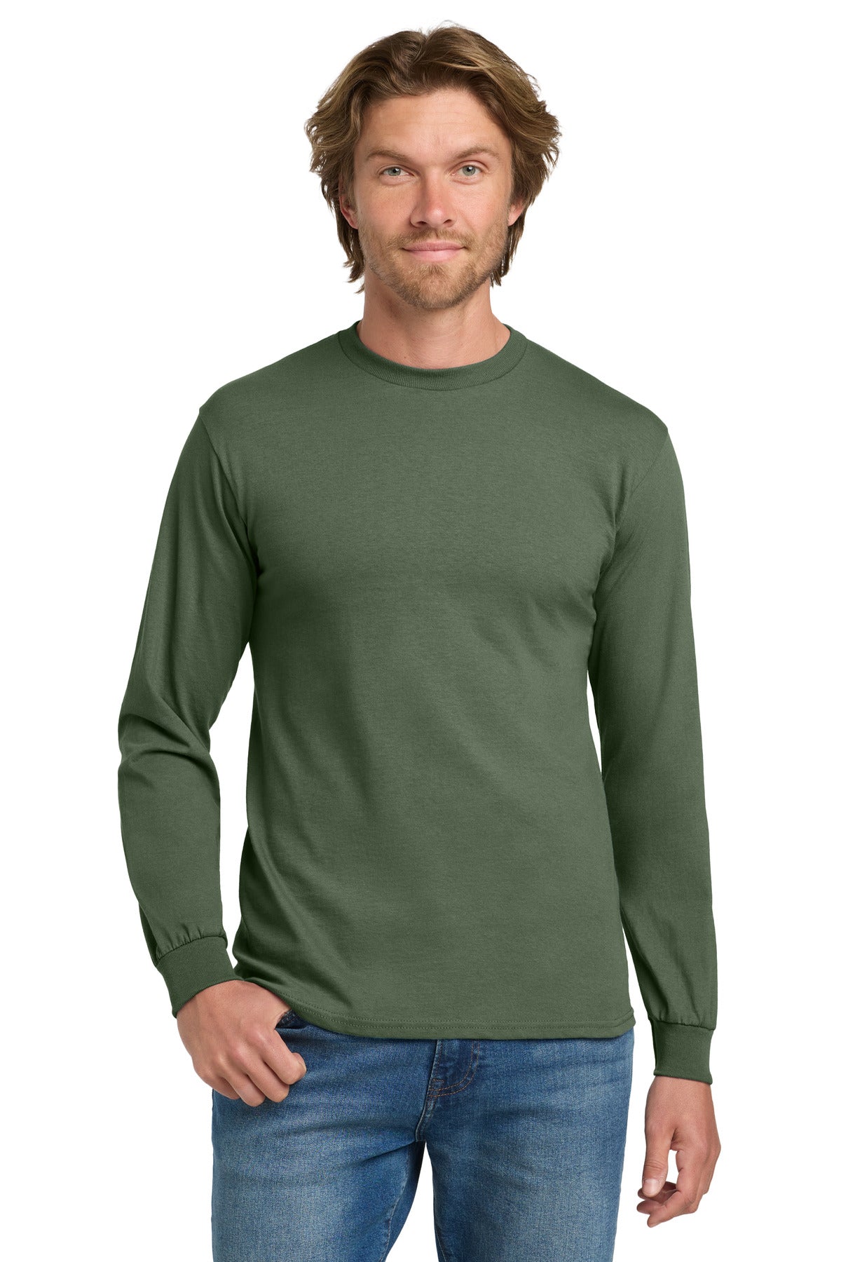Gildan® - Heavy Cotton™ 100% Cotton Long Sleeve T-Shirt. 5400