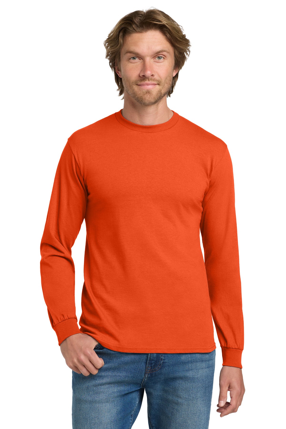 Gildan® - Heavy Cotton™ 100% Cotton Long Sleeve T-Shirt. 5400