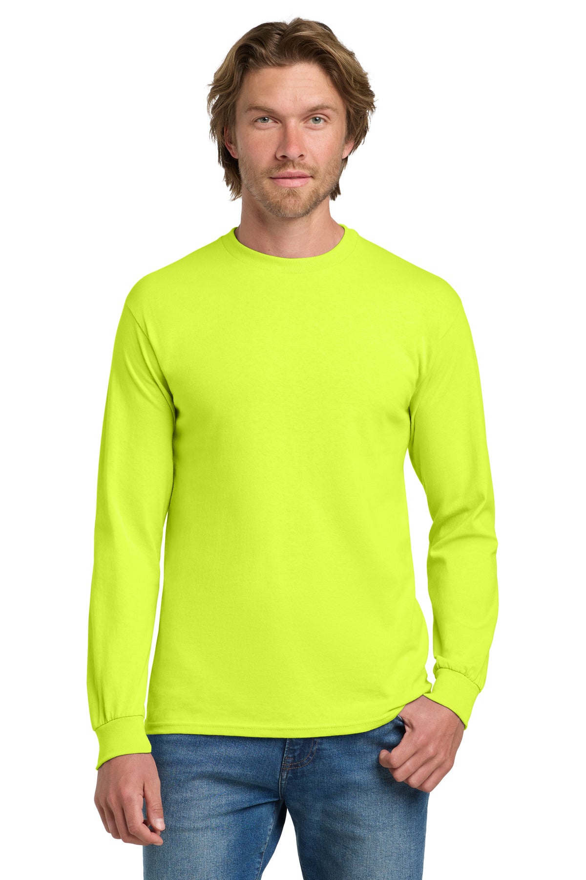 Gildan® - Heavy Cotton™ 100% Cotton Long Sleeve T-Shirt. 5400