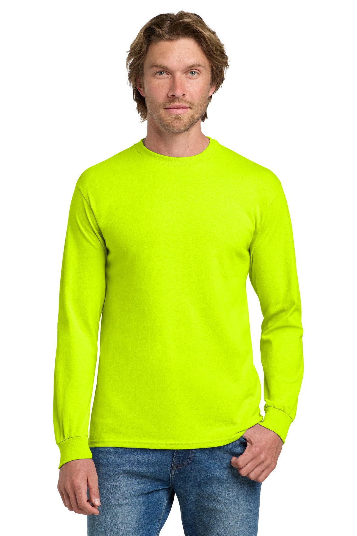 Gildan® - Heavy Cotton™ 100% Cotton Long Sleeve T-Shirt. 5400