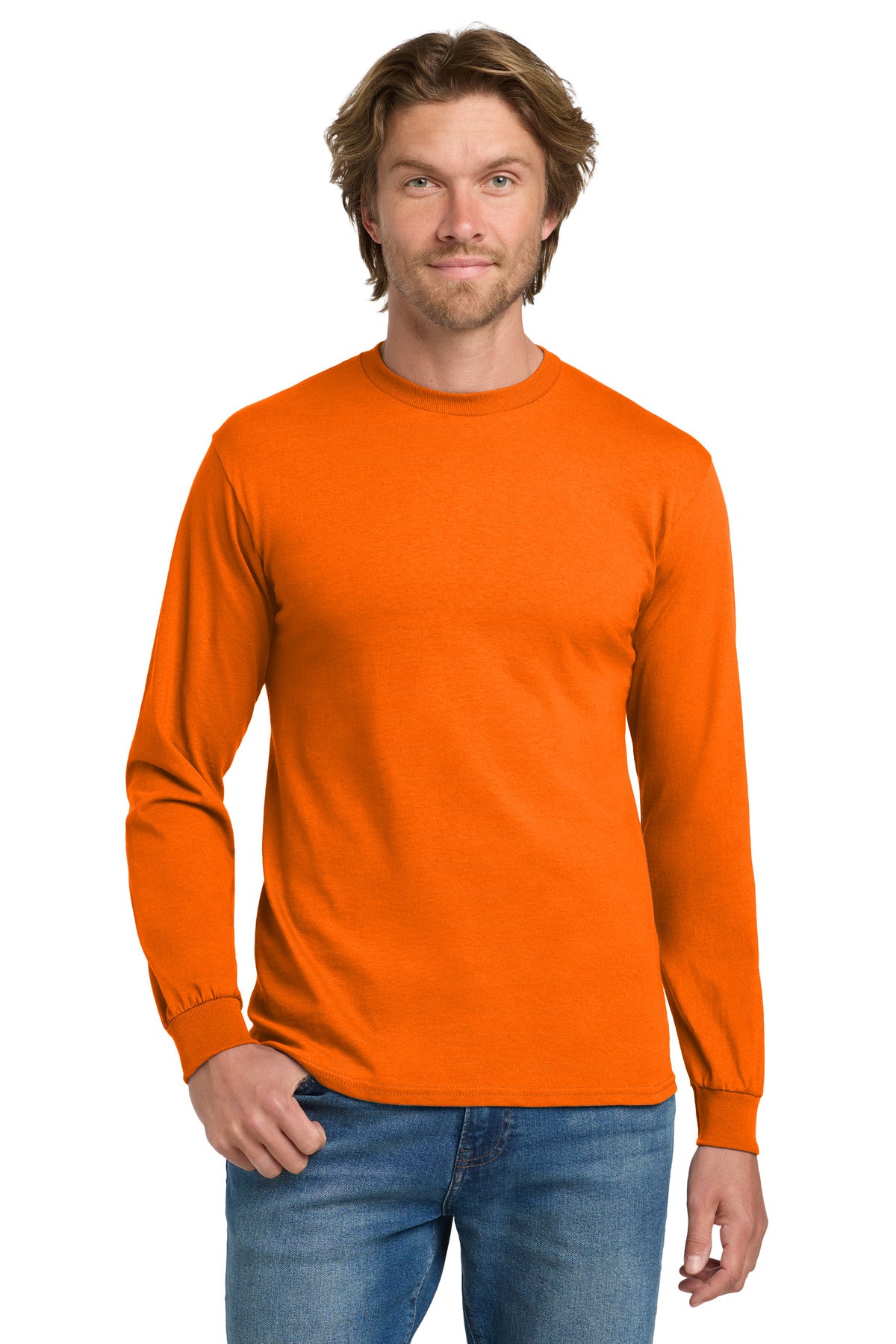 Gildan® - Heavy Cotton™ 100% Cotton Long Sleeve T-Shirt. 5400