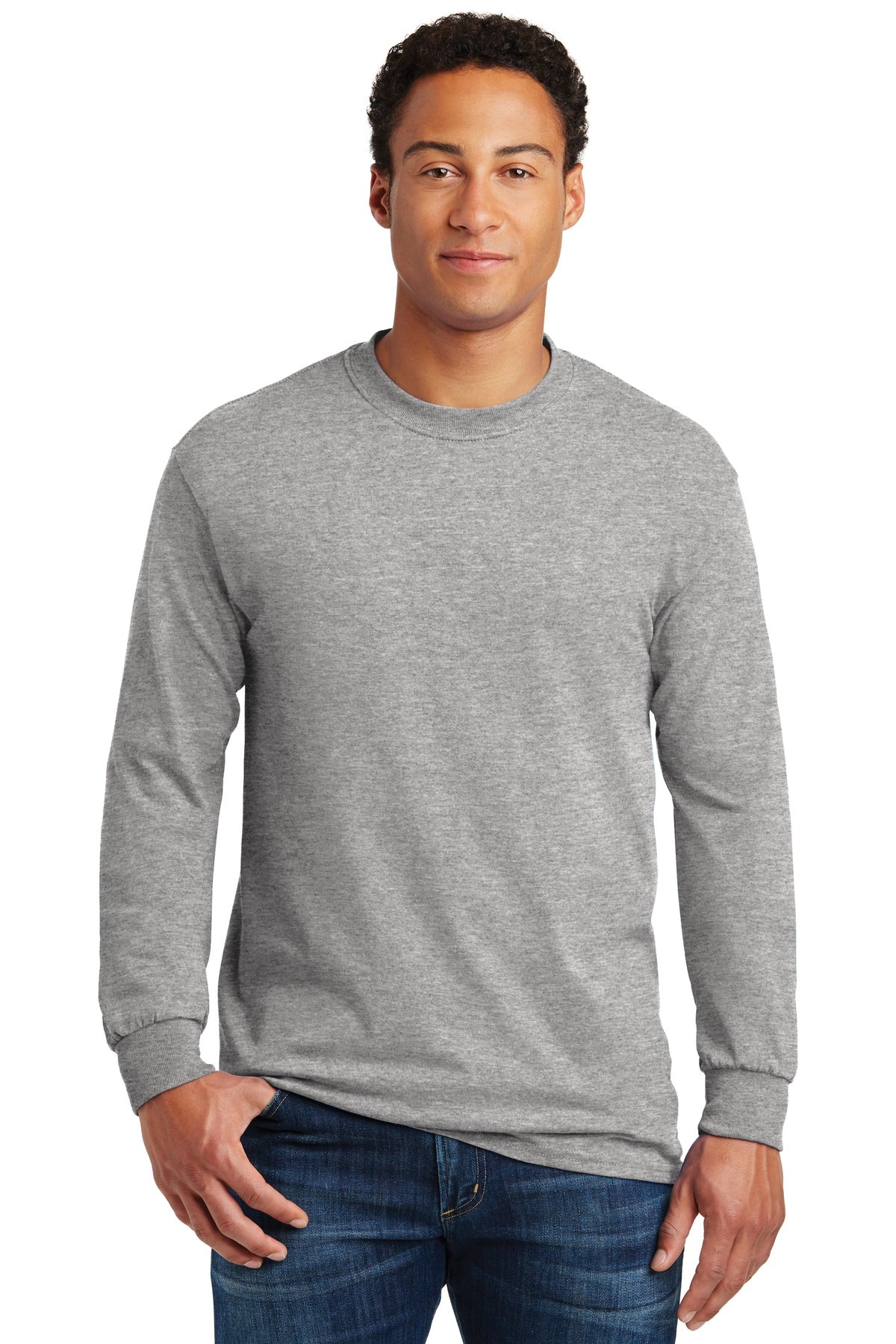 Gildan® - Heavy Cotton™ 100% Cotton Long Sleeve T-Shirt. 5400