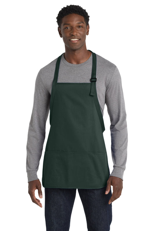 Port Authority® Medium-Length Apron with Pouch Pockets. A510