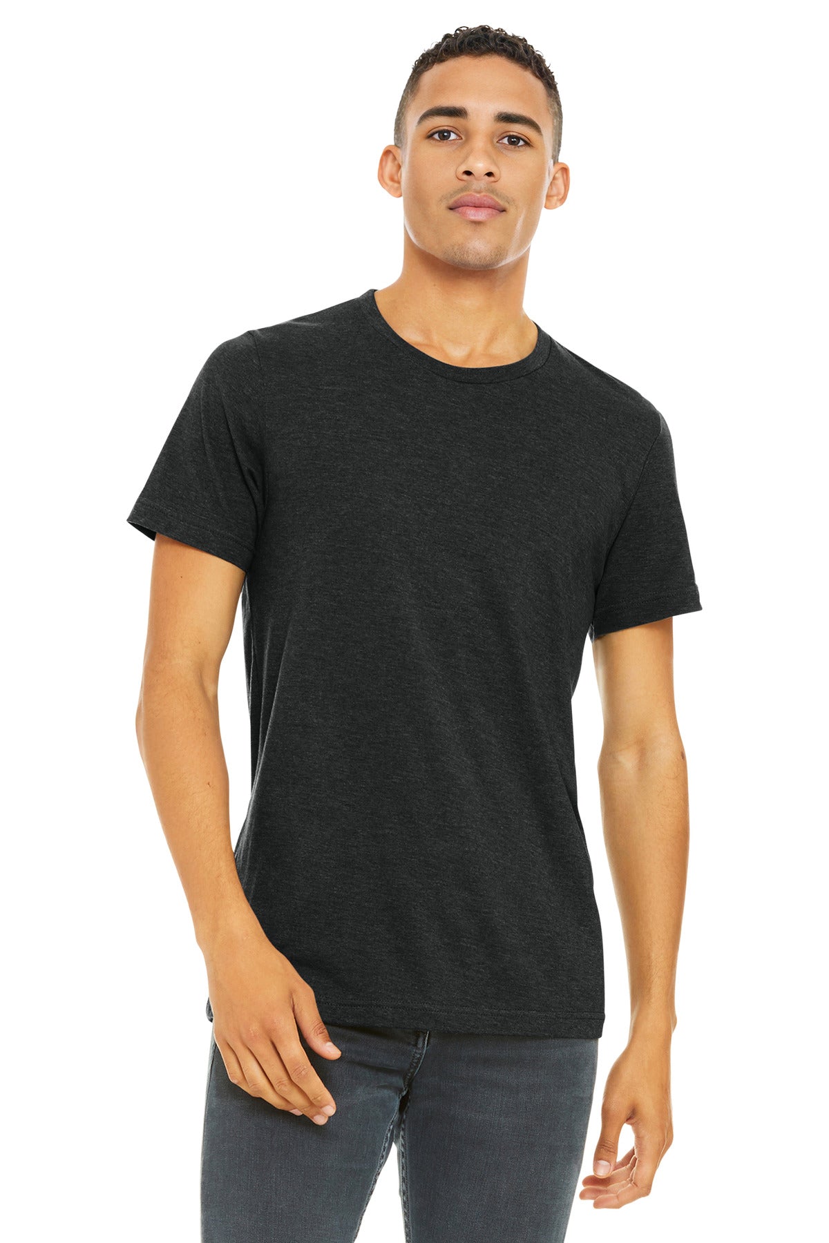 BELLA+CANVAS ® Unisex Heather CVC Short Sleeve Tee. BC3001CVC