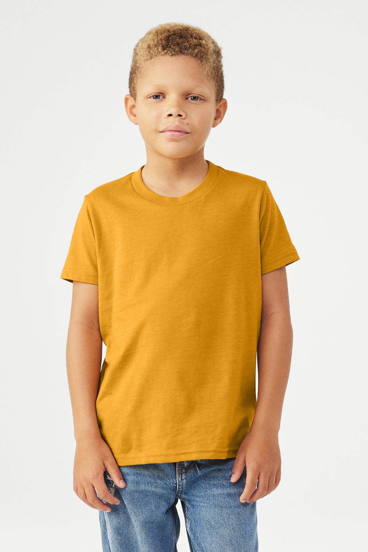 BELLA+CANVAS® Youth Heather CVC Tee BC3001YCVC