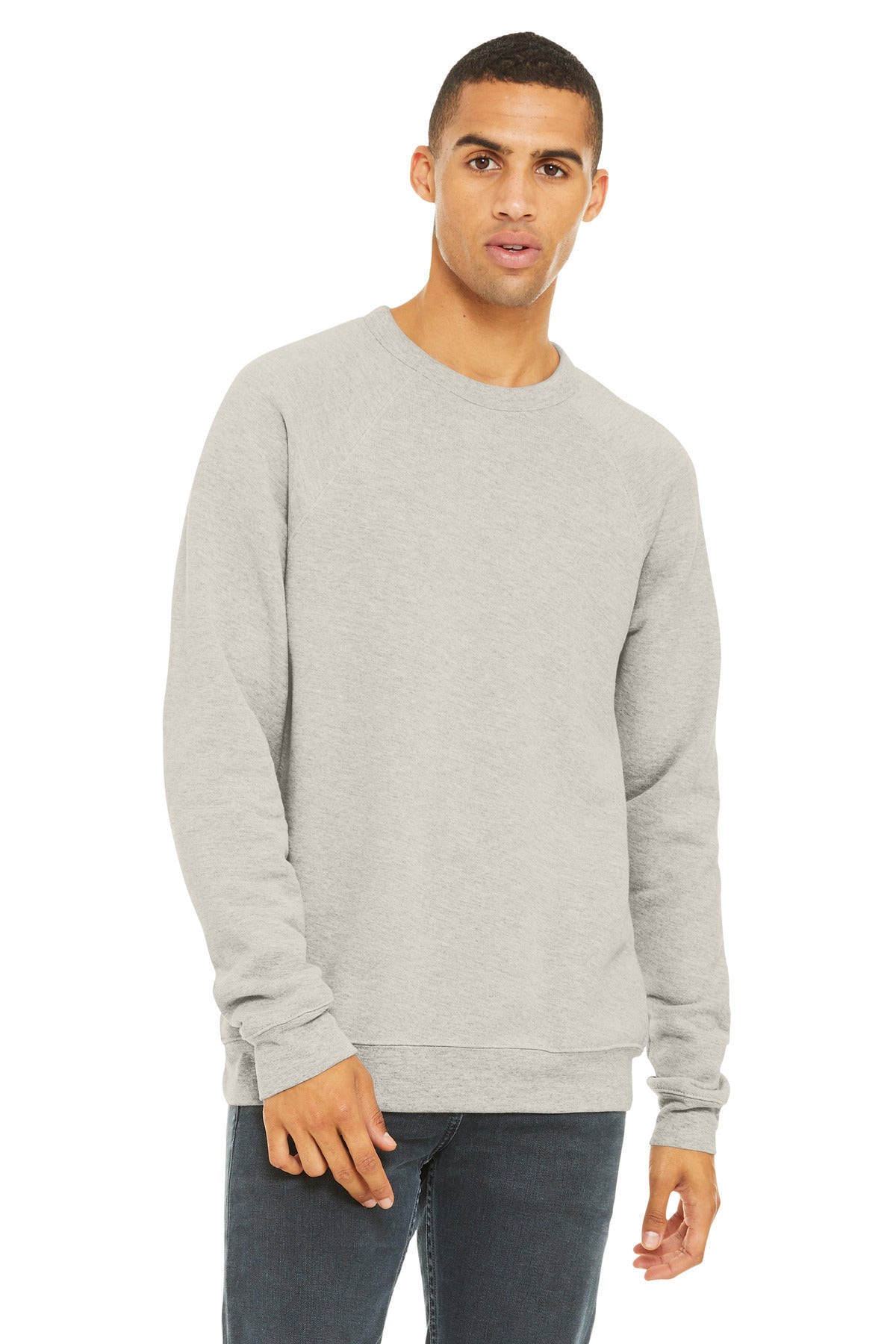 BELLA+CANVAS ® Unisex Sponge Fleece Raglan Sweatshirt. BC3901
