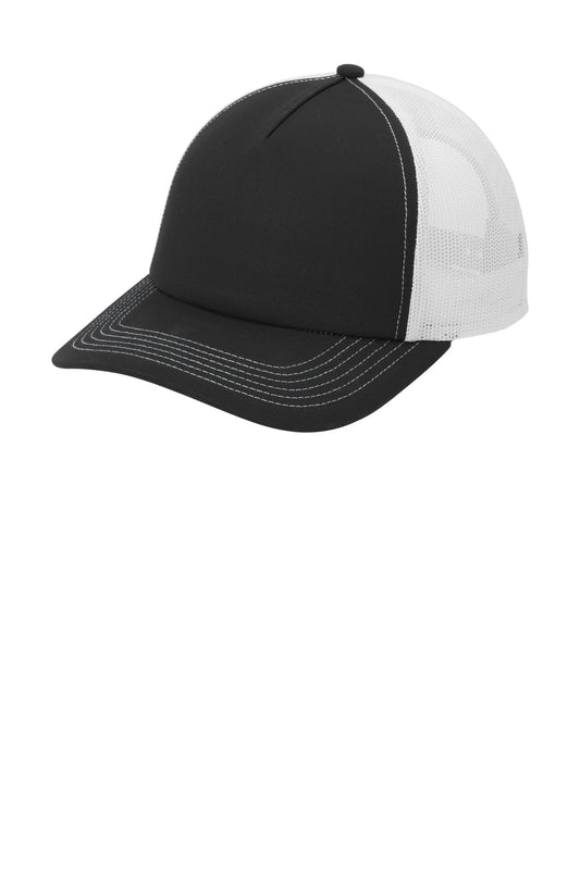 Port Authority® Low-Profile Snapback 5-Panel Trucker Cap C405LP
