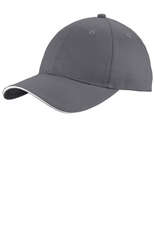 Port Authority® Unstructured Sandwich Bill Cap. C919