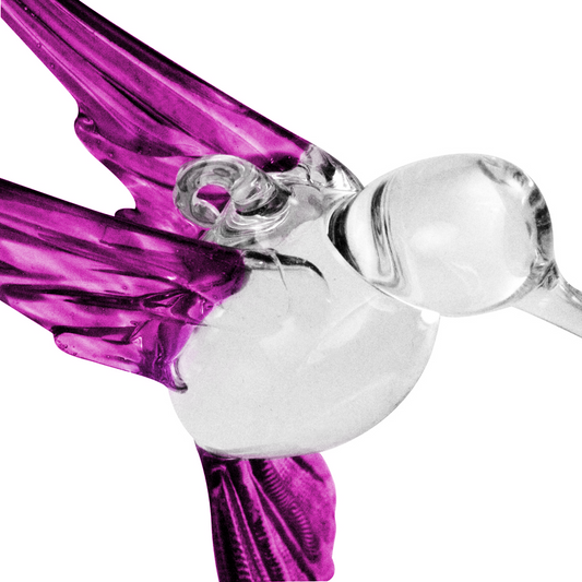Glass Hummingbirds by Crystal Castle®, Solid Color