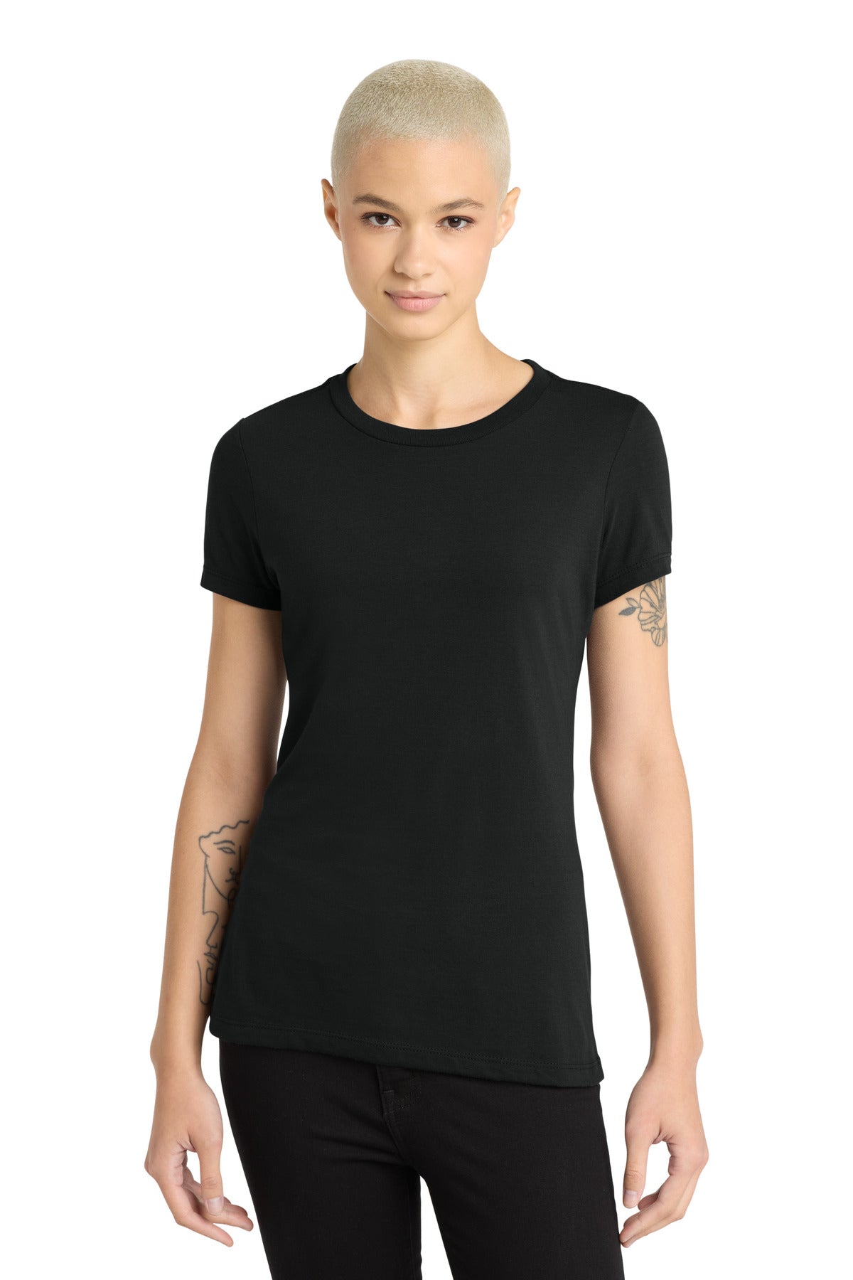 District ® Women's Perfect Blend® CVC Tee. DM108L