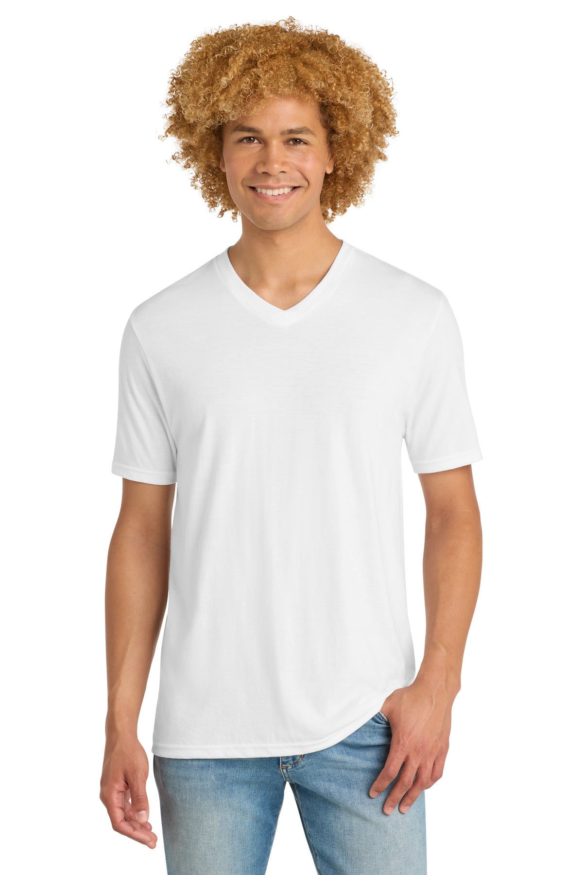 District ® Perfect Tri® V-Neck Tee. DT1350