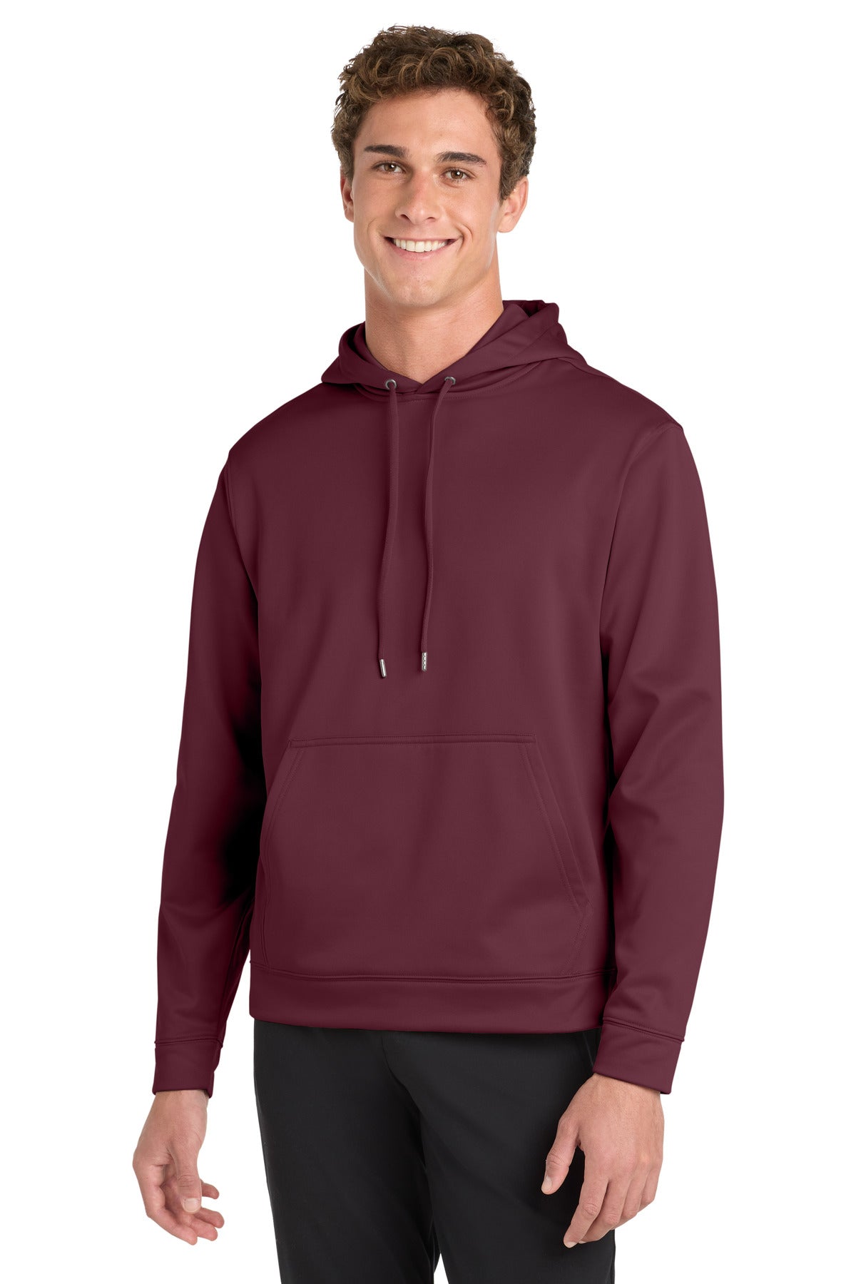 Sport-Tek® Sport-Wick® Fleece Hooded Pullover. F244