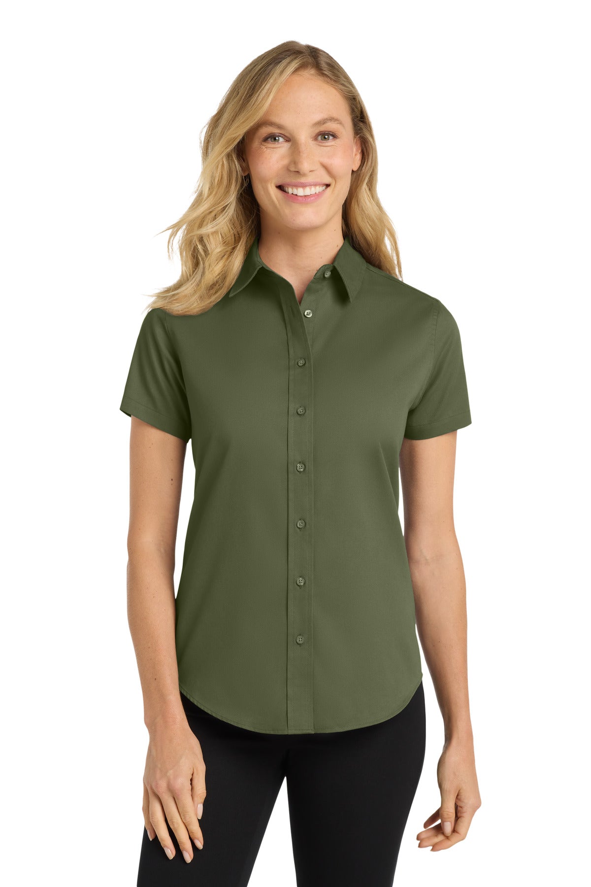 Port Authority® Women's Short Sleeve Easy Care Shirt. L508