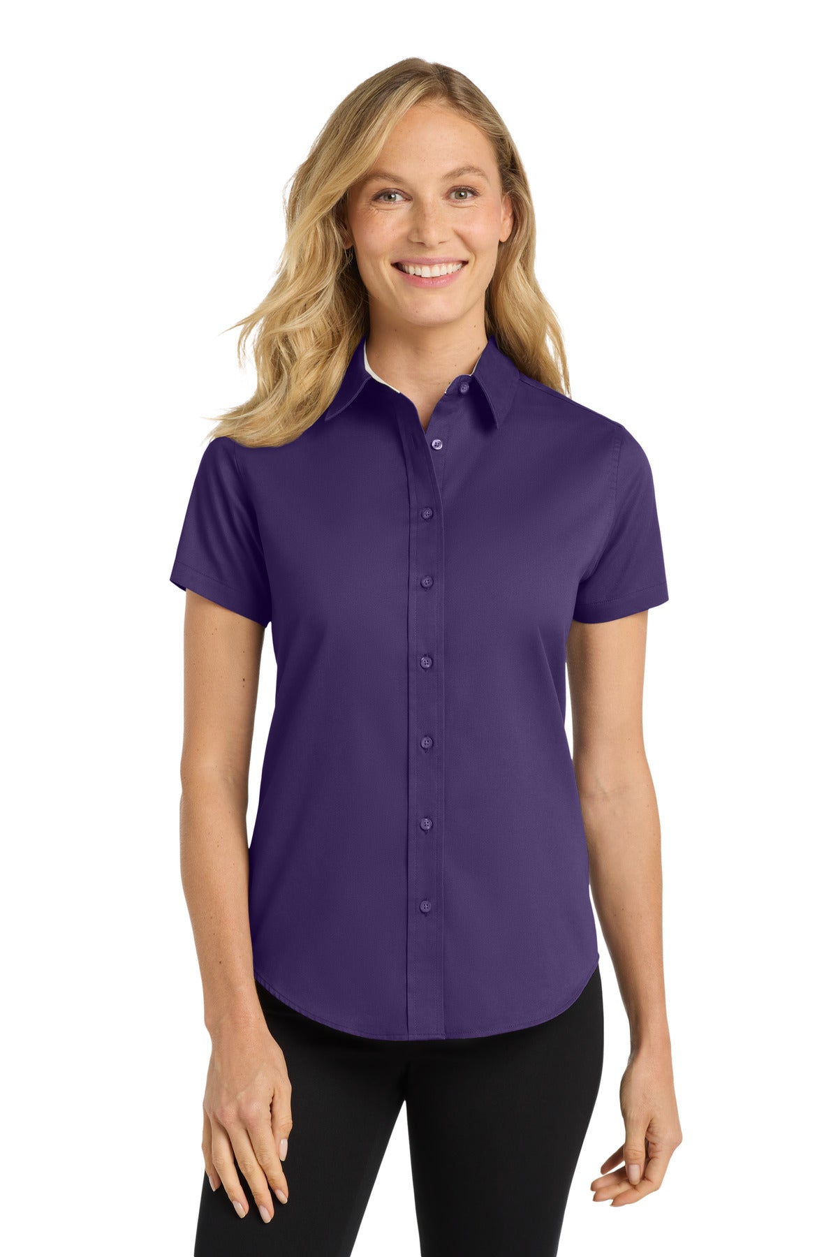 Port Authority® Women's Short Sleeve Easy Care Shirt. L508