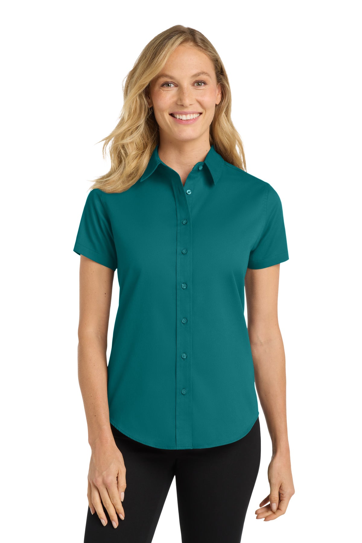 Port Authority® Women's Short Sleeve Easy Care Shirt. L508