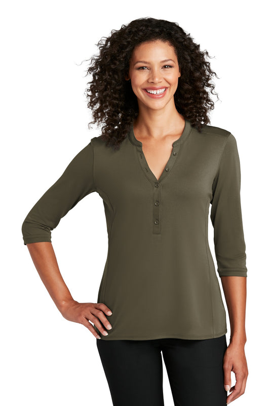 Port Authority ® Women's UV Choice Pique Henley LK750