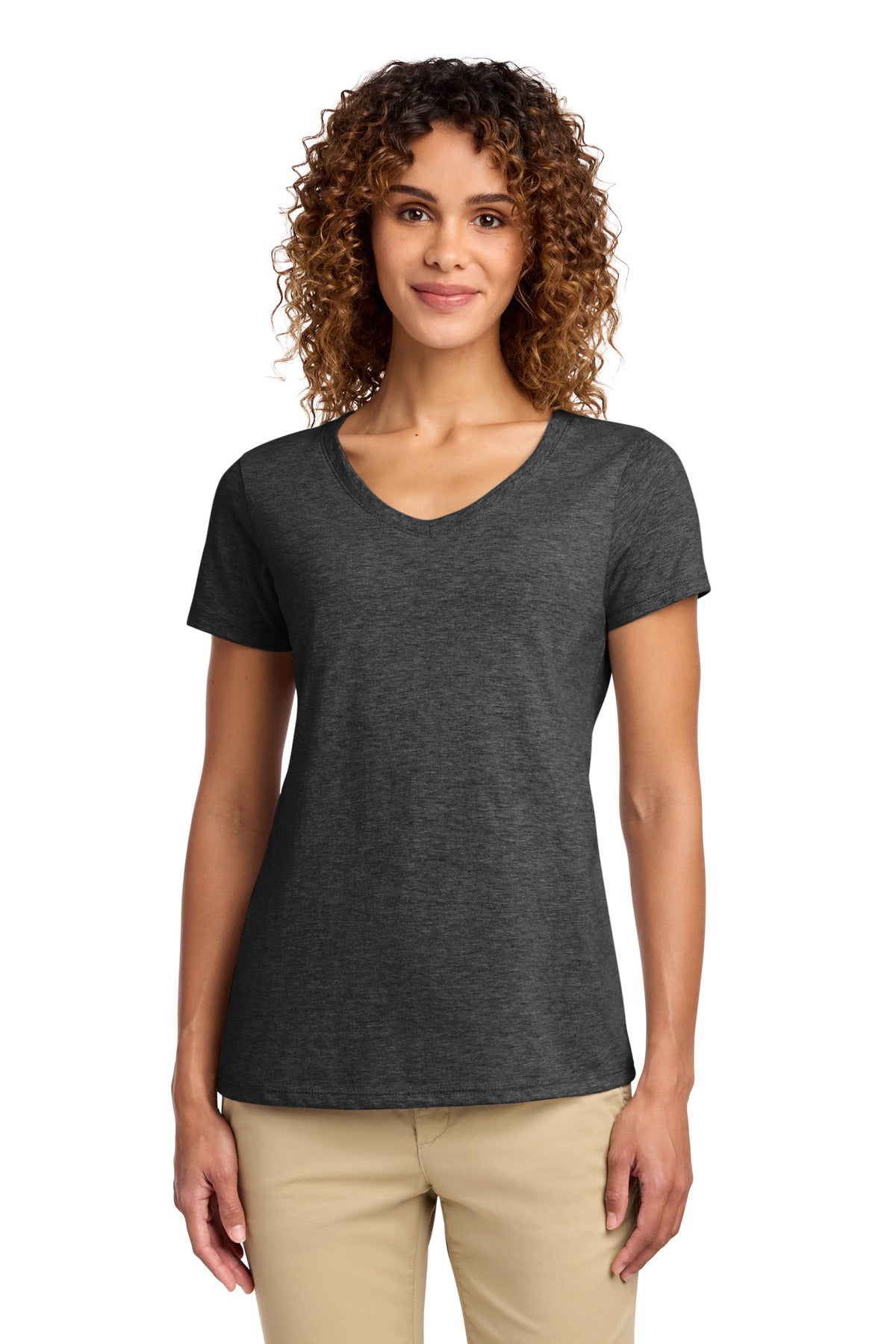 Port & Co™ Women's Fan Favorite V-Neck Tee. LPC450V
