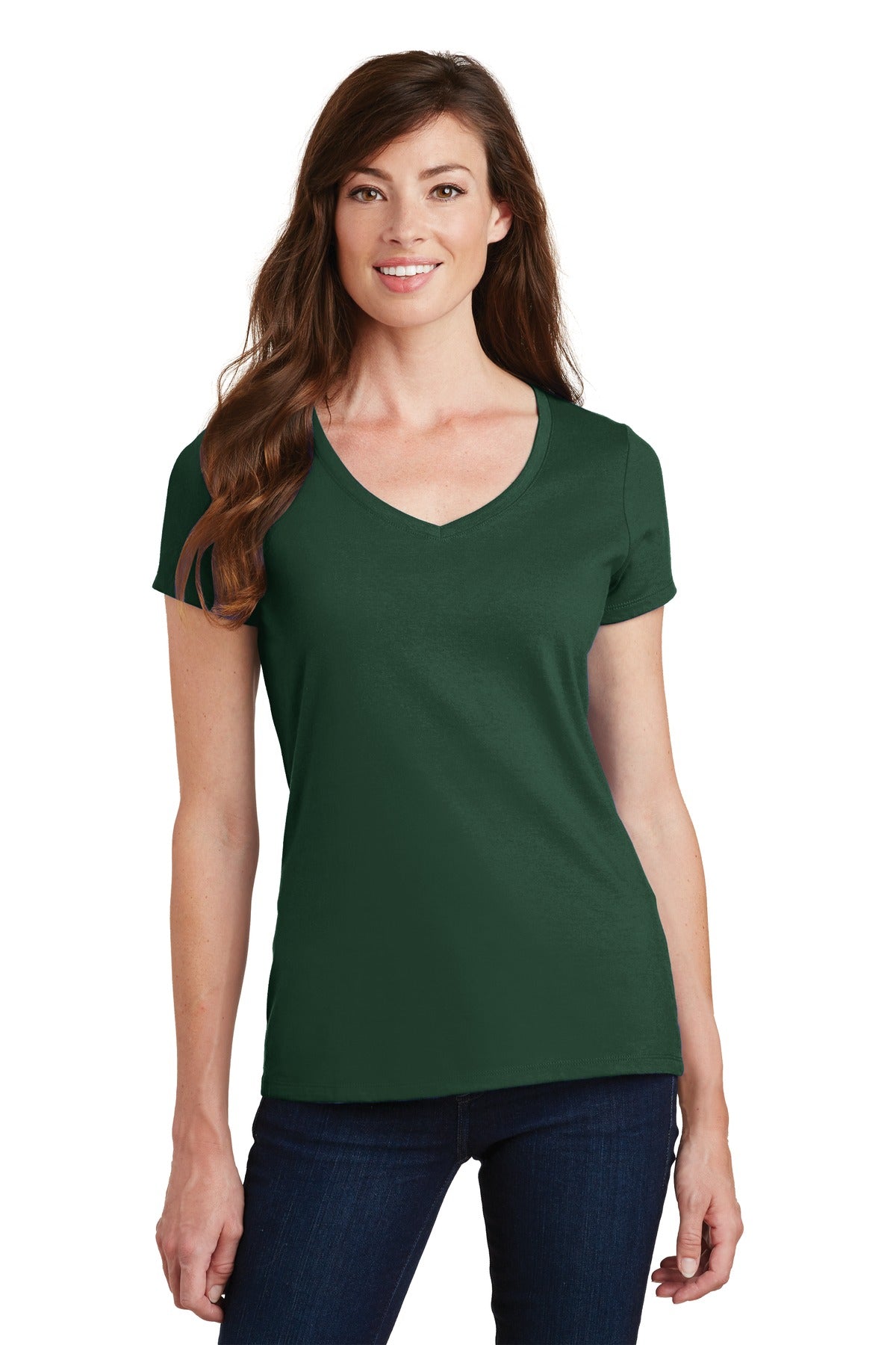 Port & Co™ Women's Fan Favorite V-Neck Tee. LPC450V