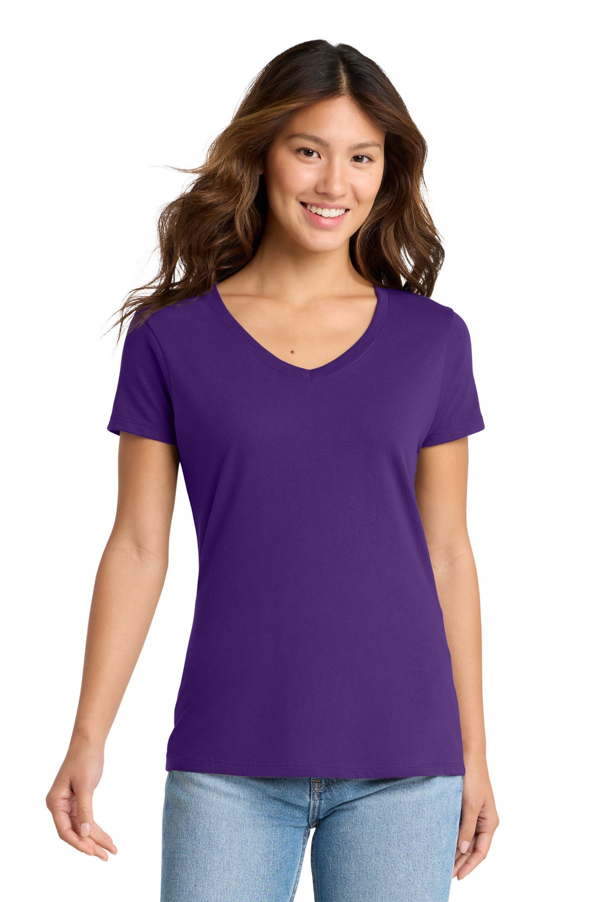 Port & Co™ Women's Fan Favorite V-Neck Tee. LPC450V