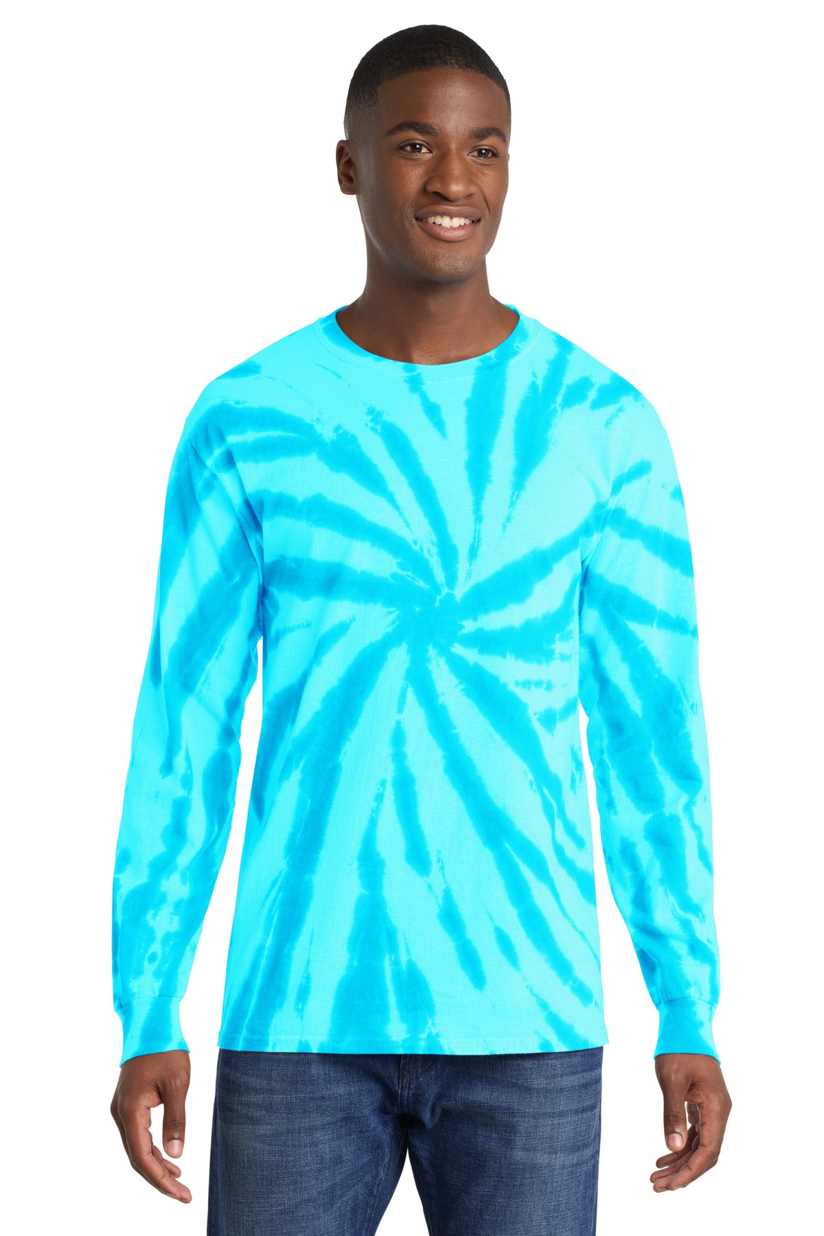 Port & Co™ Tie-Dye Long Sleeve Tee. PC147LS