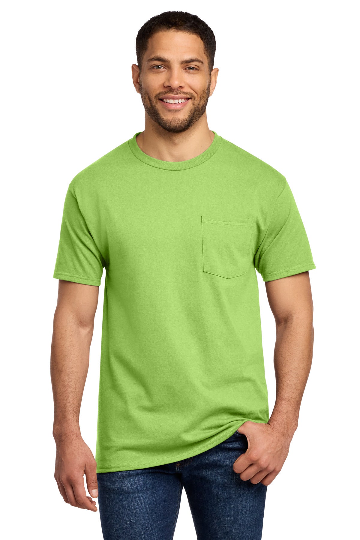 Port & Co™ Essential Pocket Tee. PC61P
