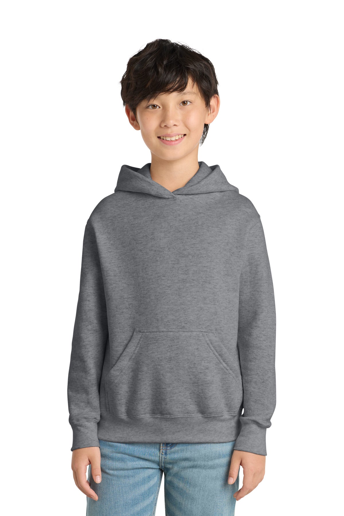 Port & Co™ Youth Core Fleece Pullover Hooded Sweatshirt. PC90YH