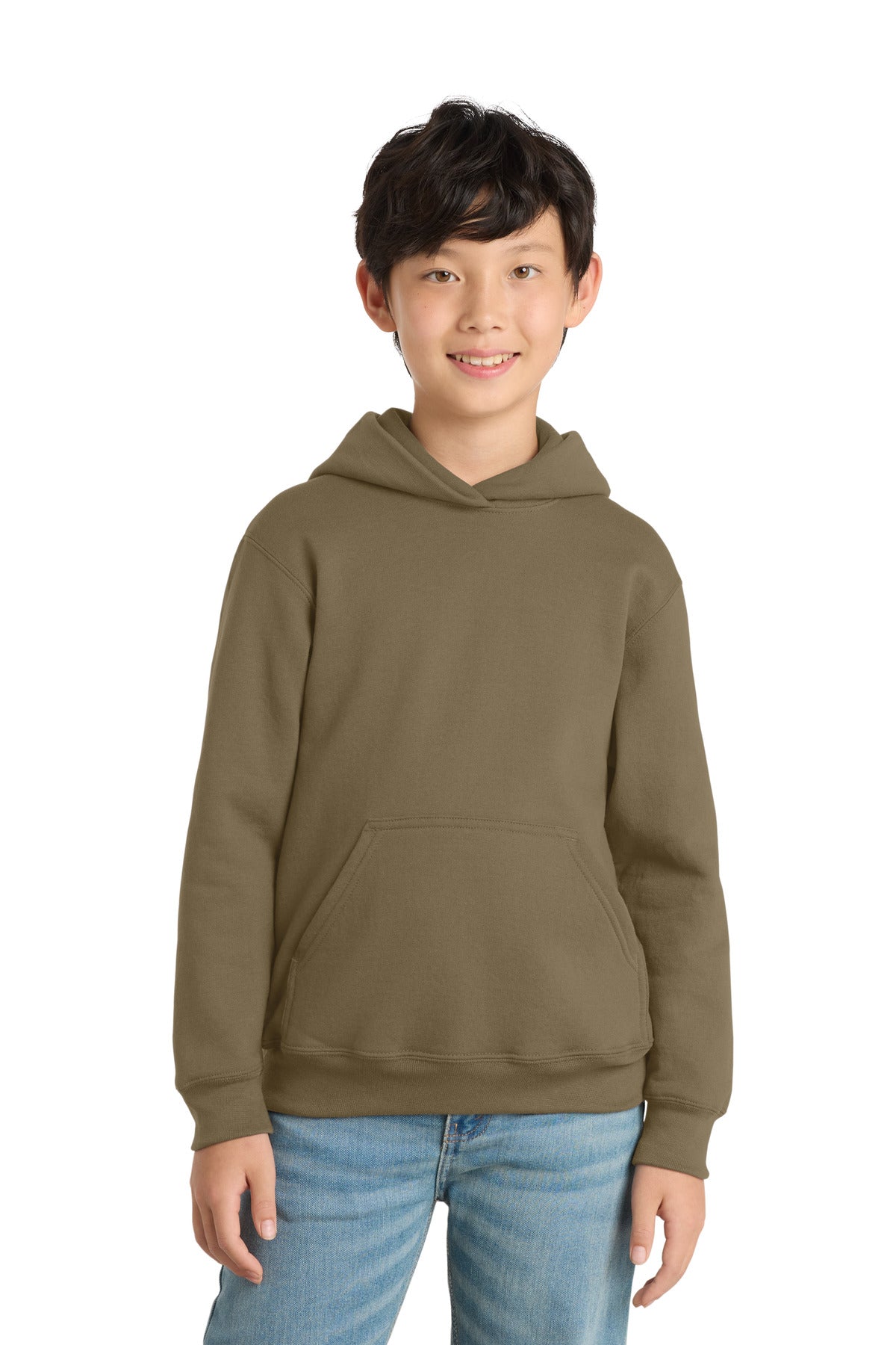 Port & Co™ Youth Core Fleece Pullover Hooded Sweatshirt. PC90YH