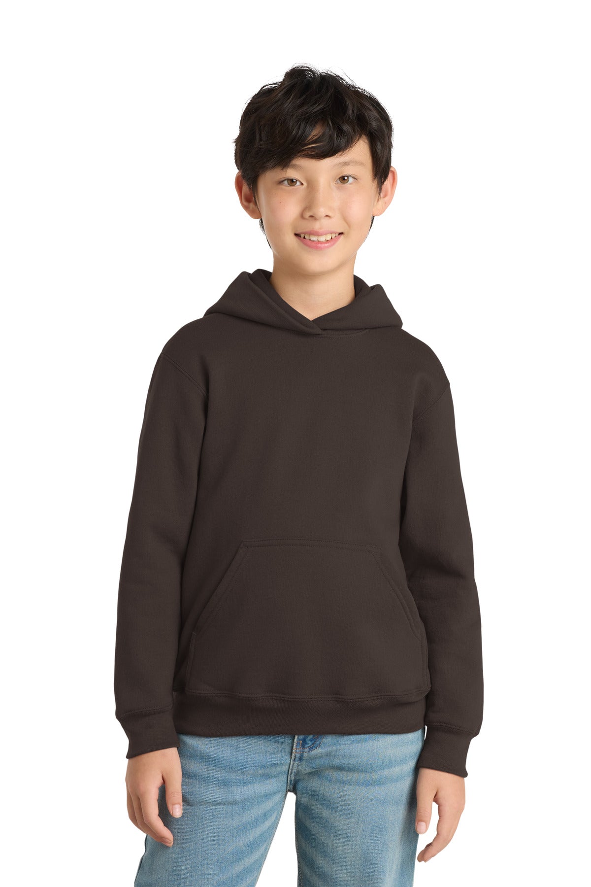 Port & Co™ Youth Core Fleece Pullover Hooded Sweatshirt. PC90YH