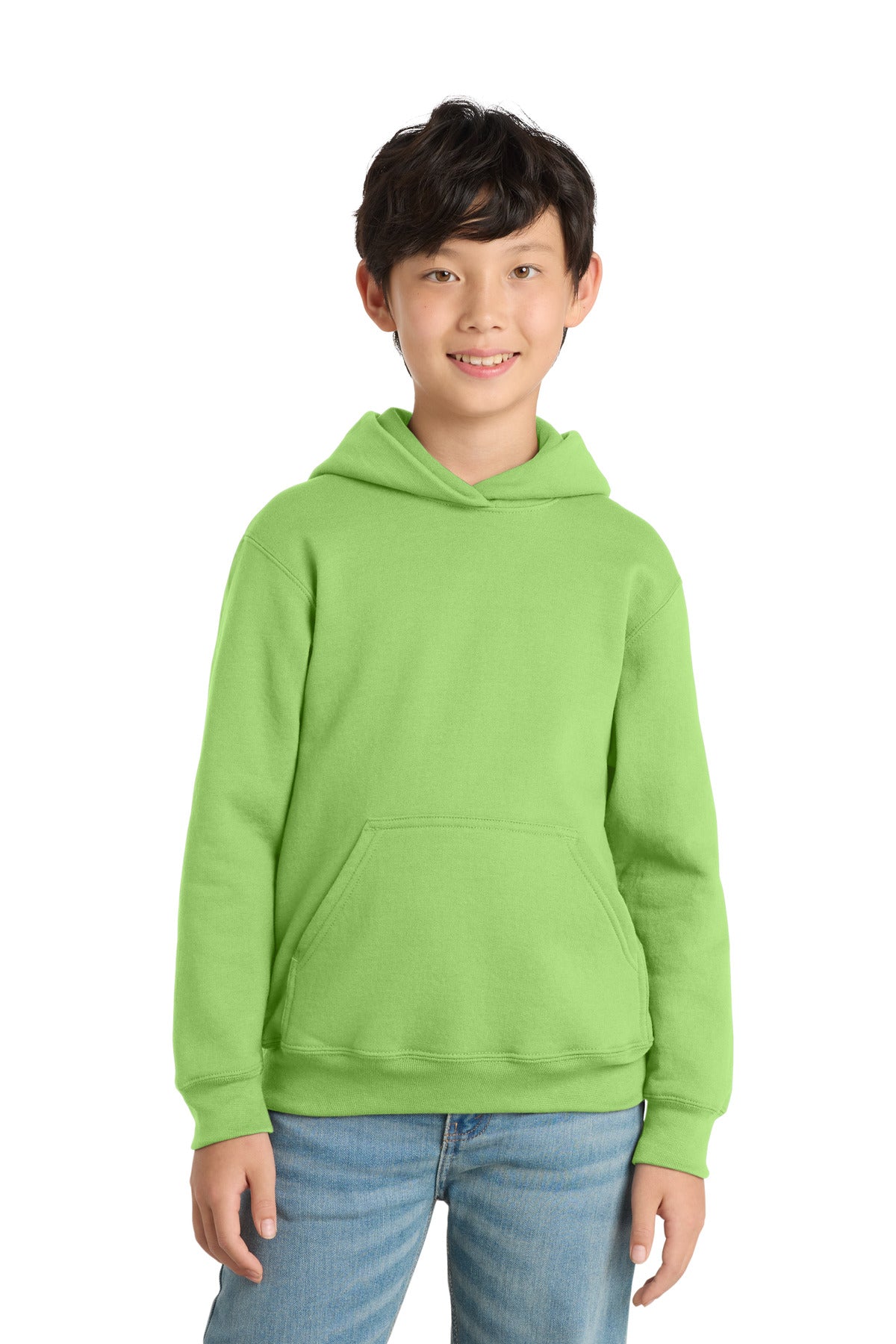 Port & Co™ Youth Core Fleece Pullover Hooded Sweatshirt. PC90YH