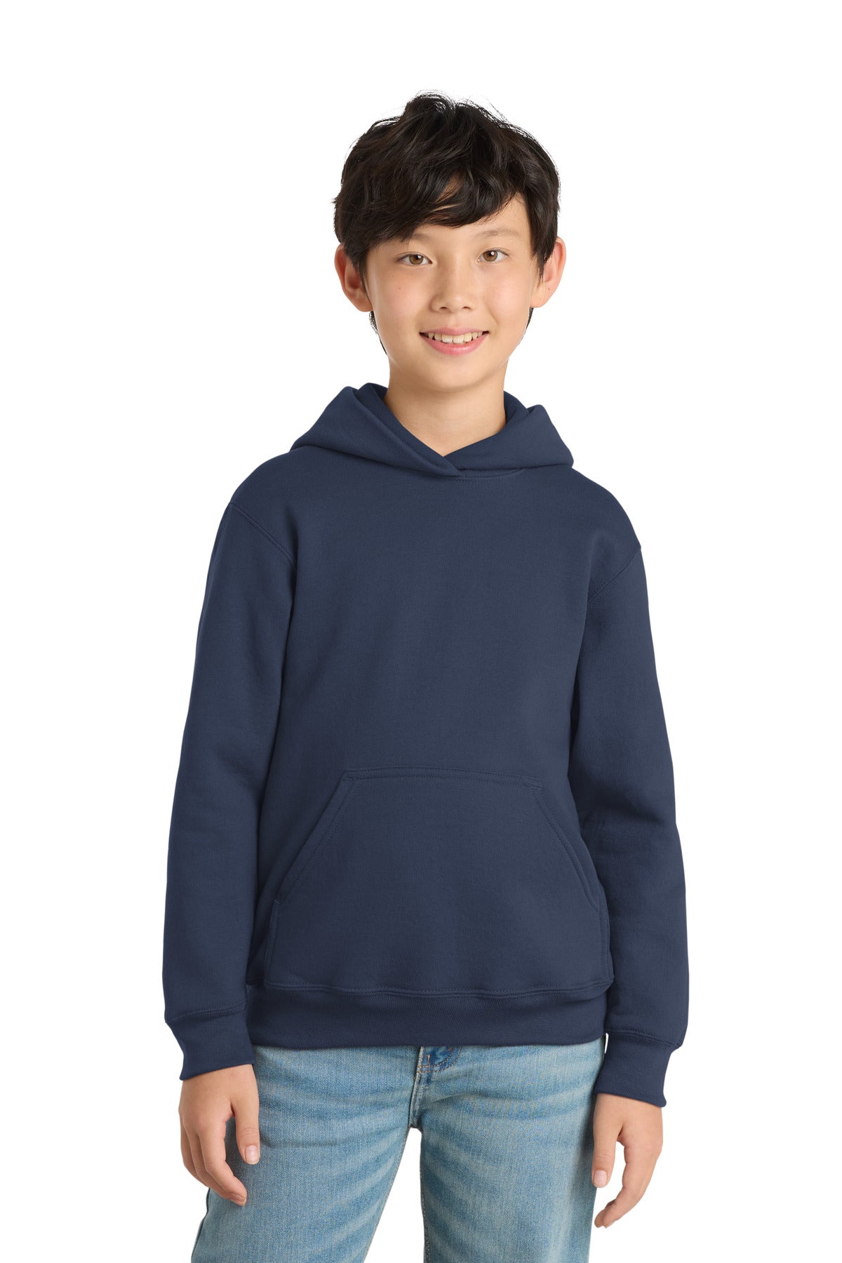Port & Co™ Youth Core Fleece Pullover Hooded Sweatshirt. PC90YH