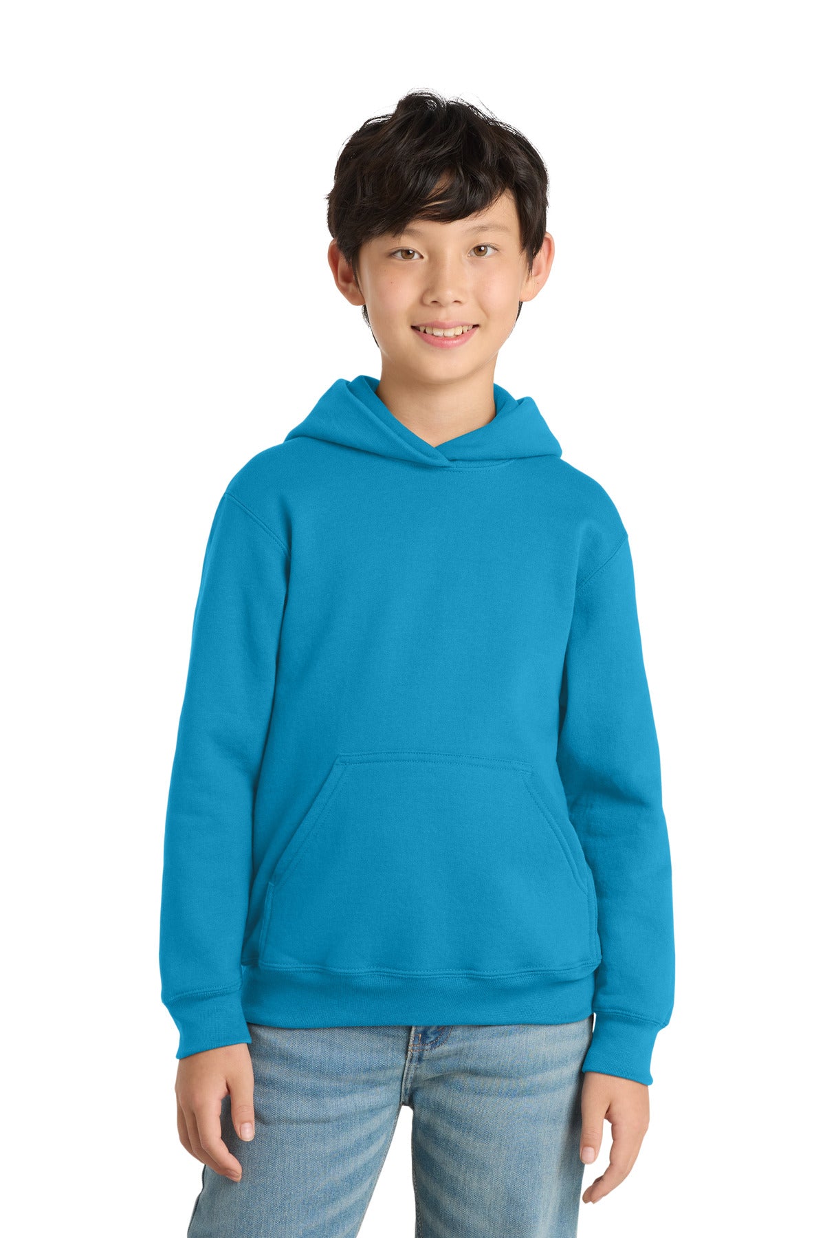 Port & Co™ Youth Core Fleece Pullover Hooded Sweatshirt. PC90YH
