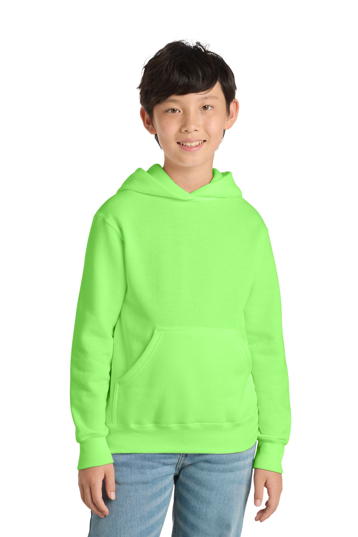 Port & Co™ Youth Core Fleece Pullover Hooded Sweatshirt. PC90YH