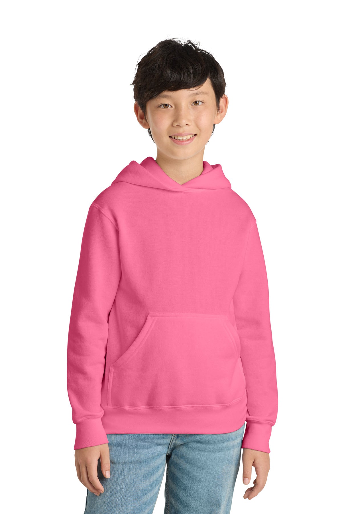 Port & Co™ Youth Core Fleece Pullover Hooded Sweatshirt. PC90YH