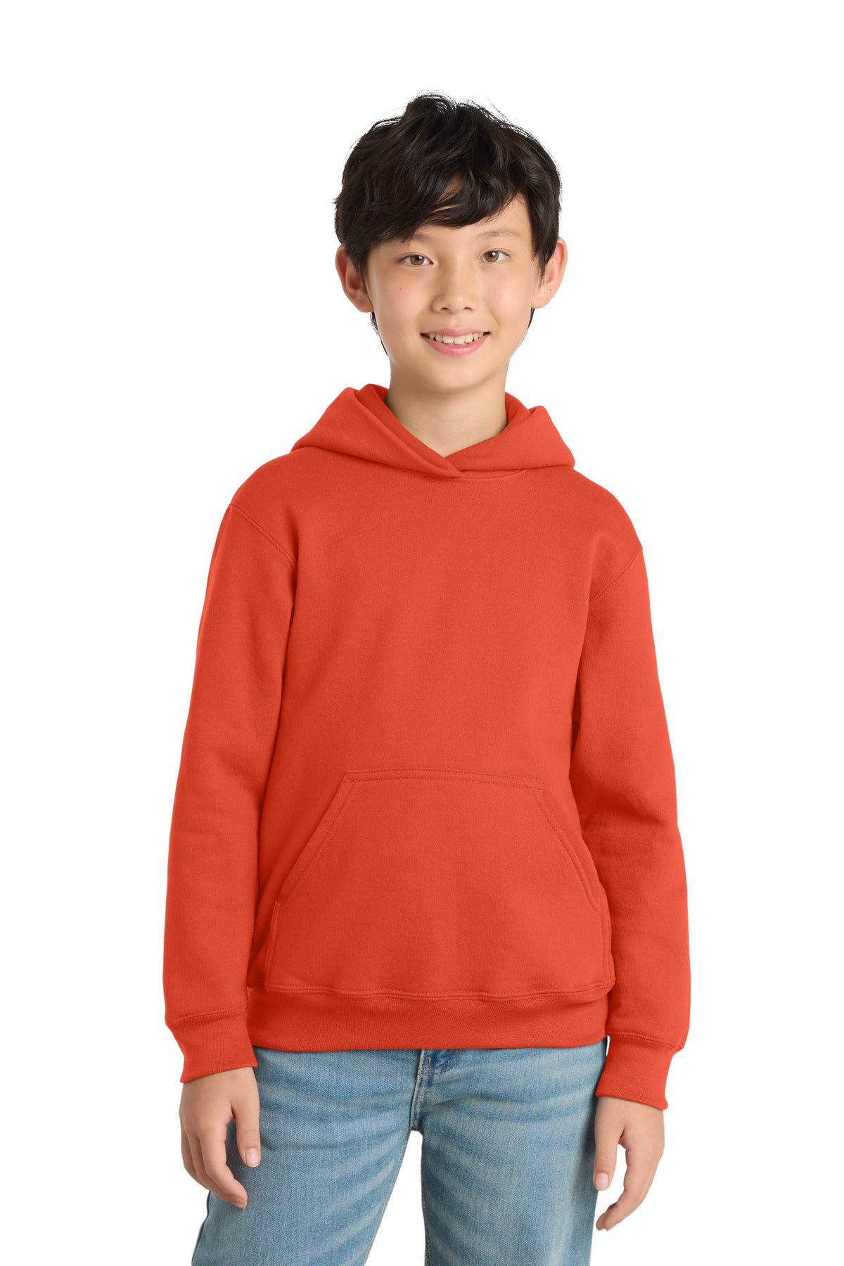 Port & Co™ Youth Core Fleece Pullover Hooded Sweatshirt. PC90YH