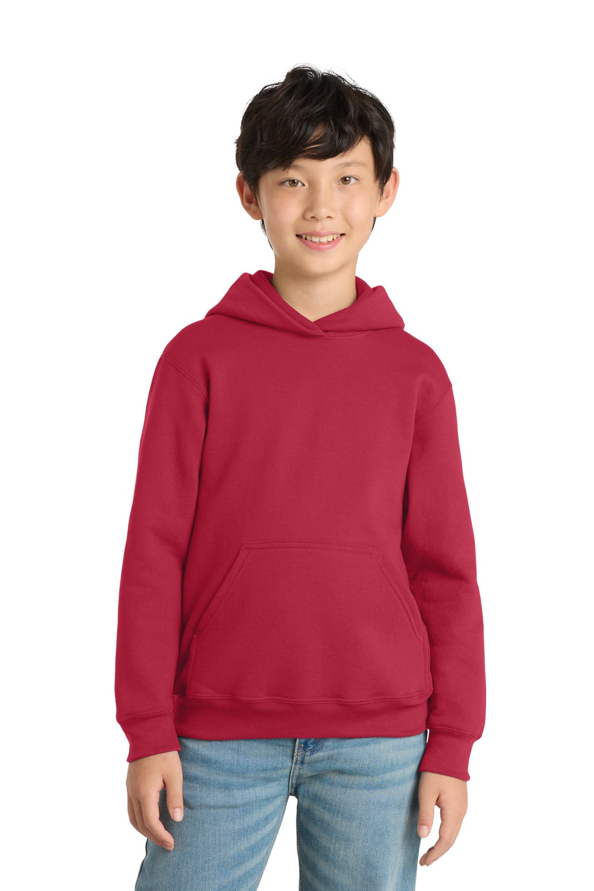 Port & Co™ Youth Core Fleece Pullover Hooded Sweatshirt. PC90YH