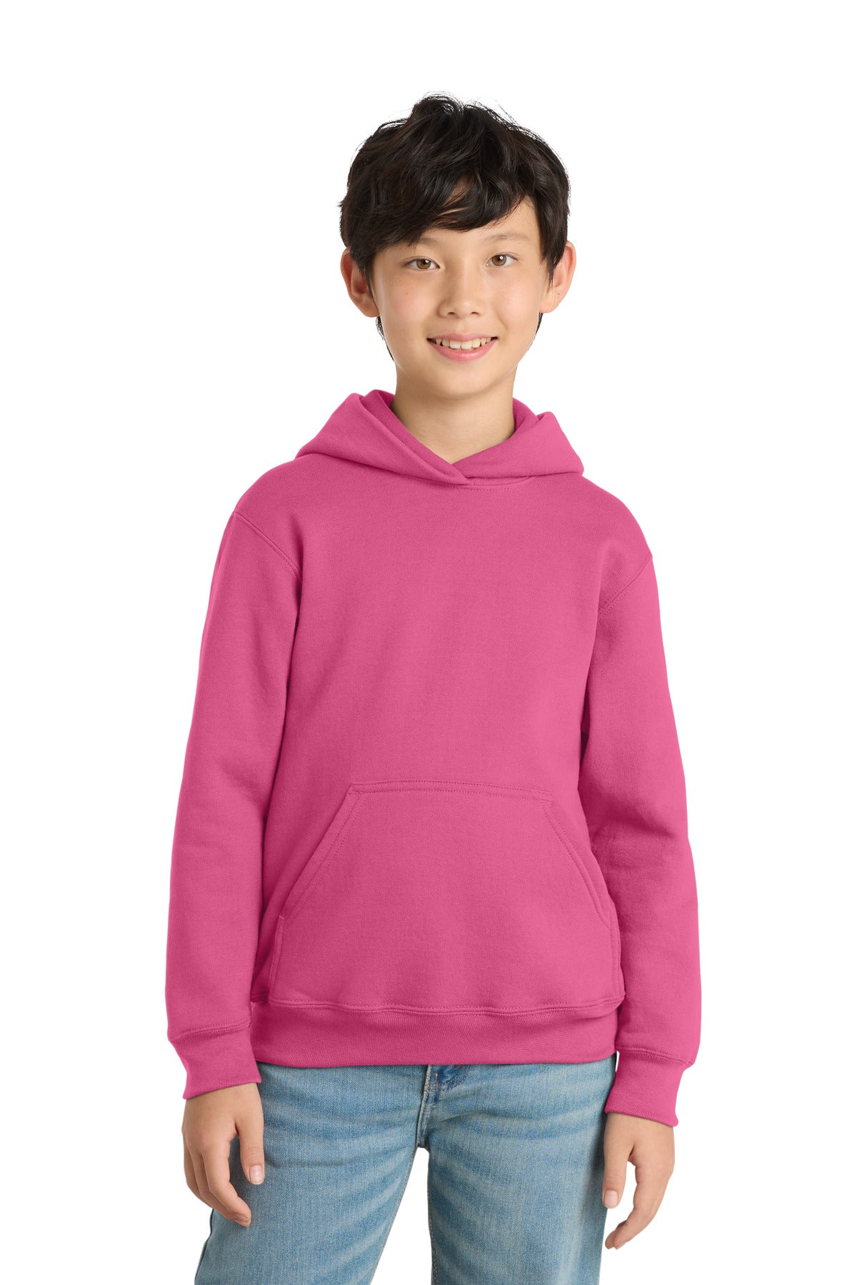 Port & Co™ Youth Core Fleece Pullover Hooded Sweatshirt. PC90YH
