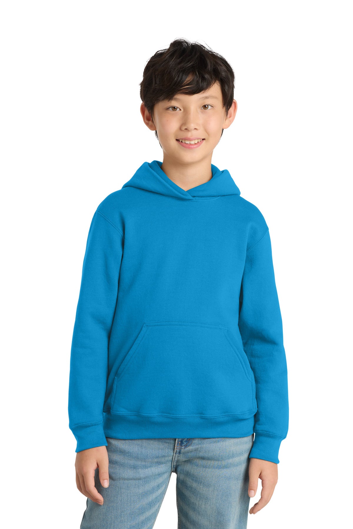 Port & Co™ Youth Core Fleece Pullover Hooded Sweatshirt. PC90YH