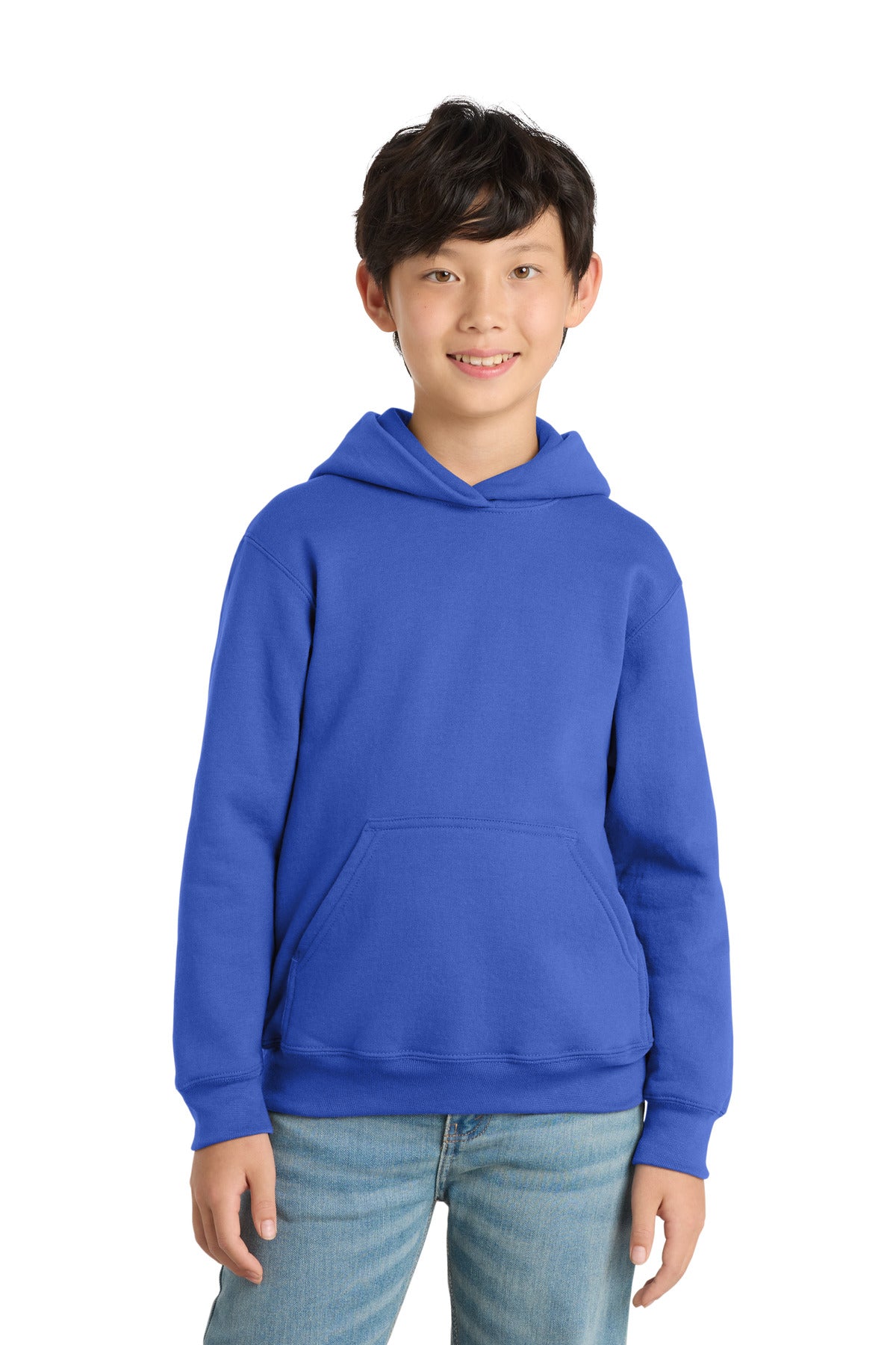 Port & Co™ Youth Core Fleece Pullover Hooded Sweatshirt. PC90YH