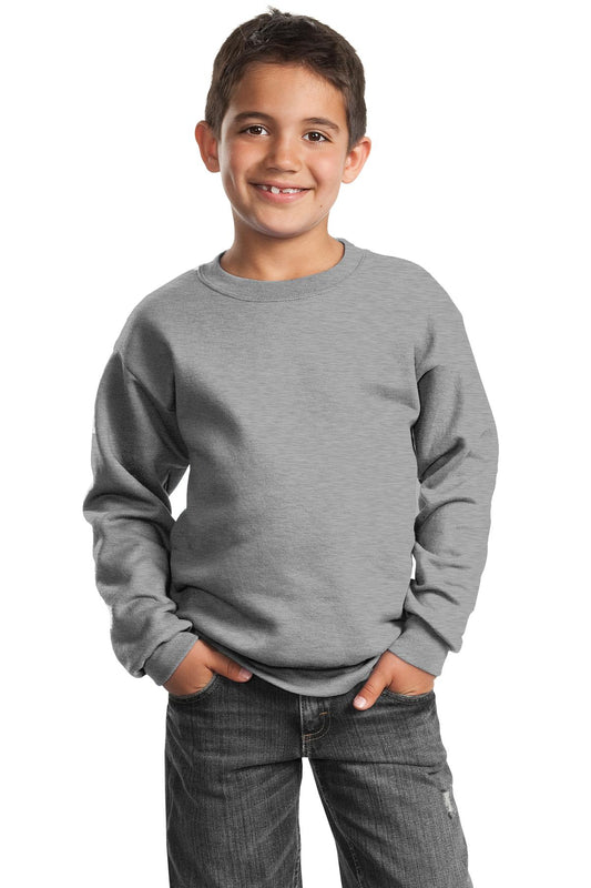 Port & Company® - Youth Core Fleece Crewneck Sweatshirt. PC90Y